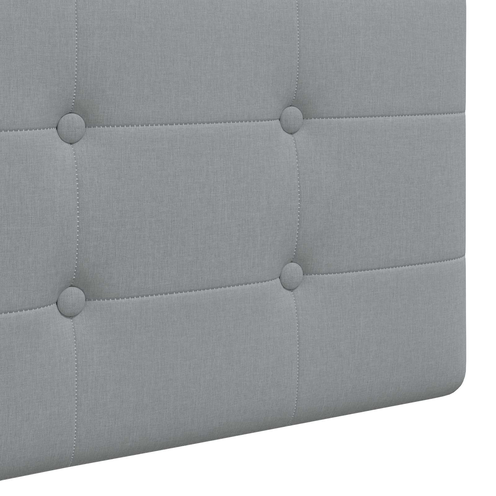 Hangend Hoofdeinde Lichtgrijs 210 x 55 x 5 cm Stof is nu te koop bij PeponiXL, paradijselijk wonen!