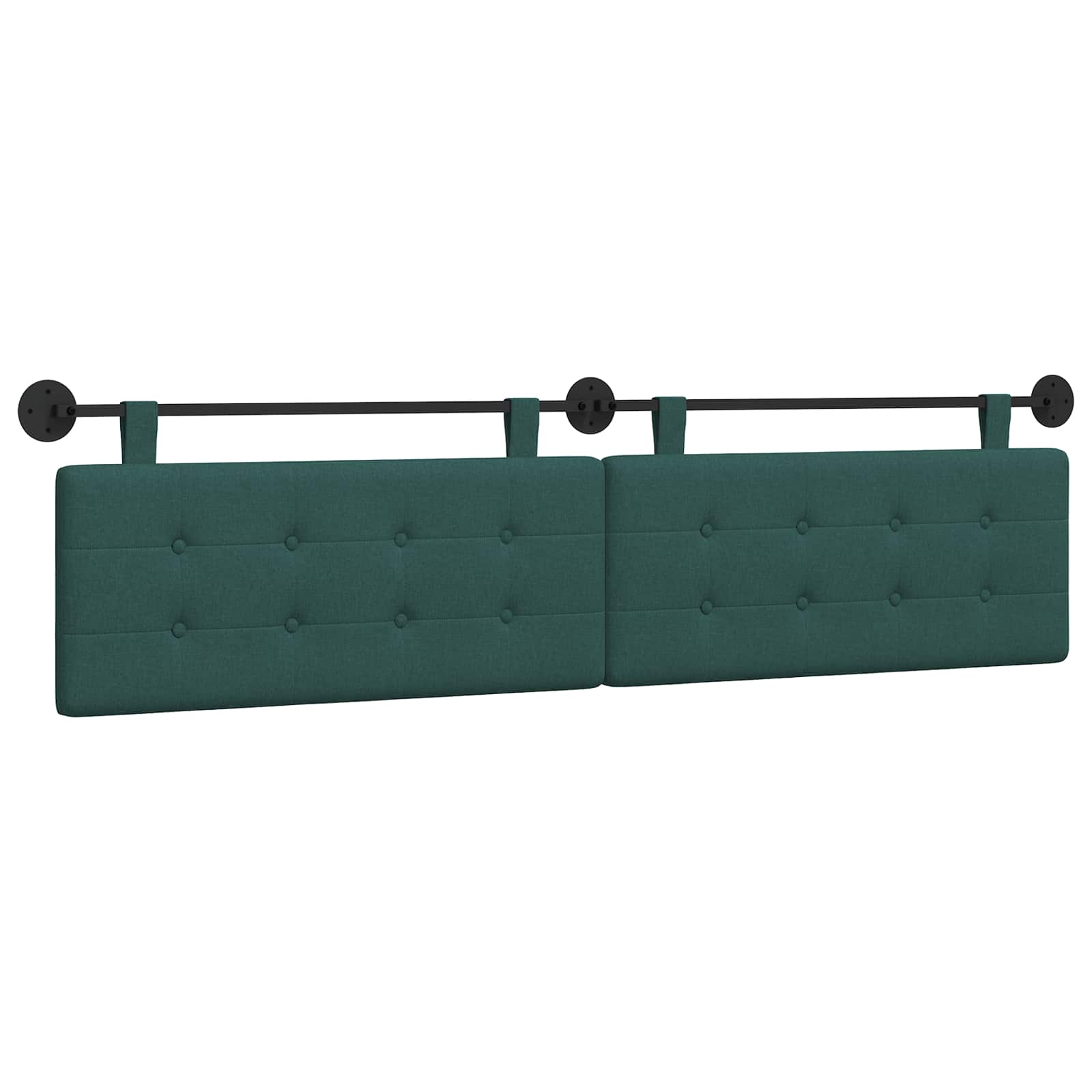 Hangend hoofdbord Donkergroen Stof is nu te koop bij PeponiXL, paradijselijk wonen!