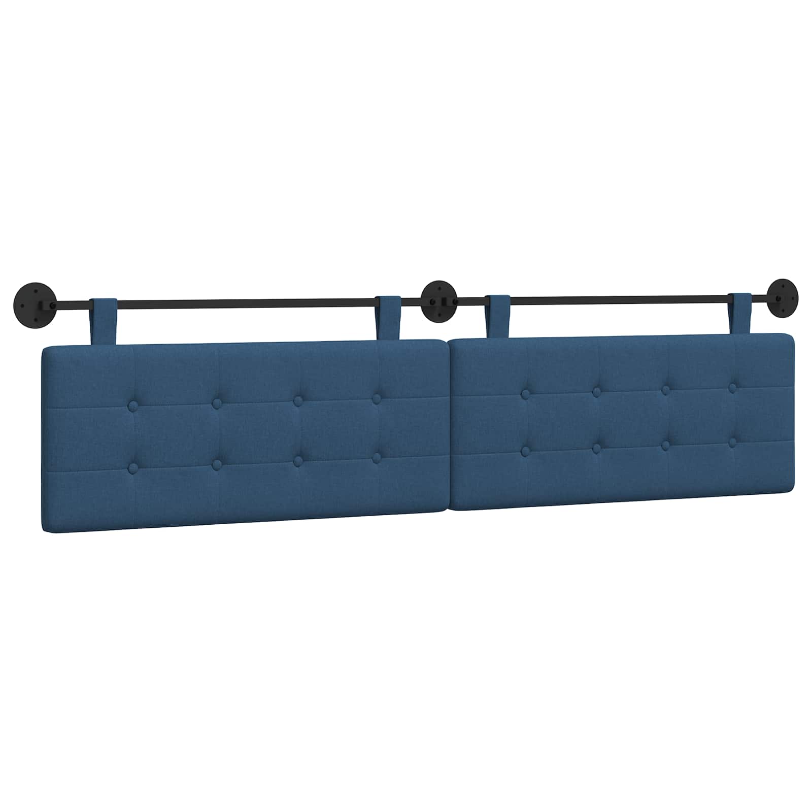 Hangend hoofdbord Blauw Stof is nu te koop bij PeponiXL, paradijselijk wonen!