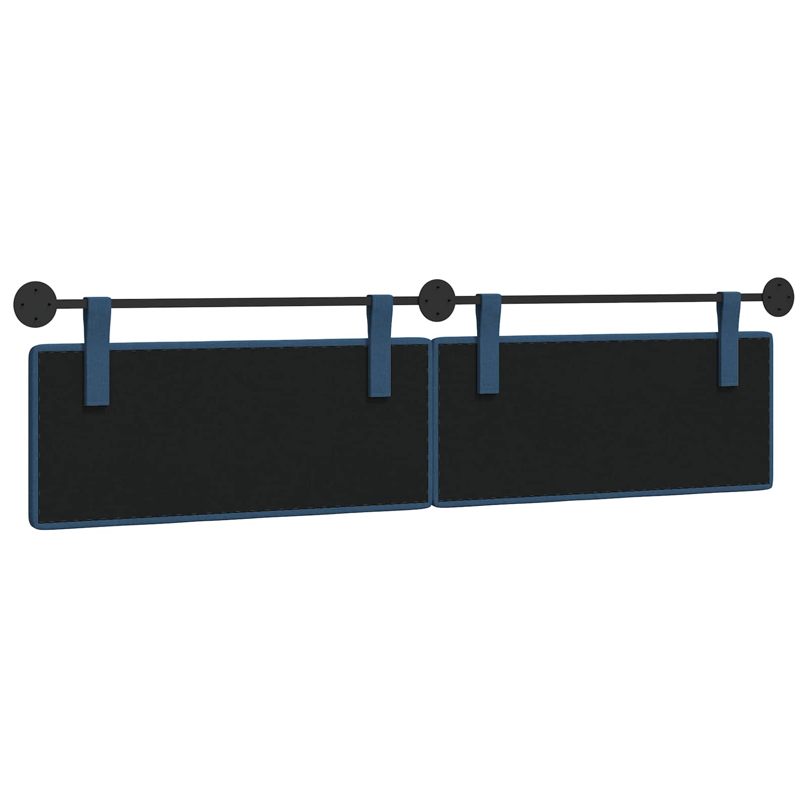 Hangend hoofdbord Blauw Stof is nu te koop bij PeponiXL, paradijselijk wonen!