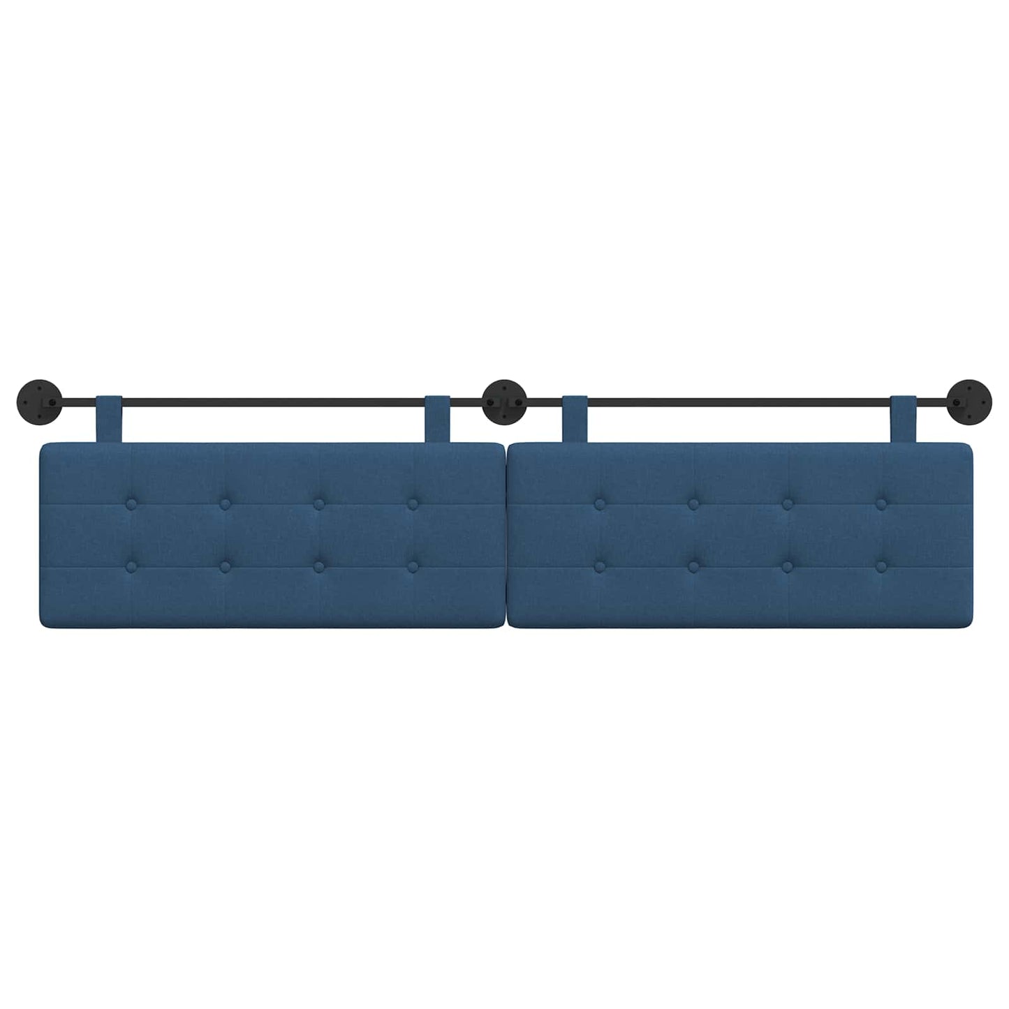 Hangend hoofdbord Blauw Stof is nu te koop bij PeponiXL, paradijselijk wonen!