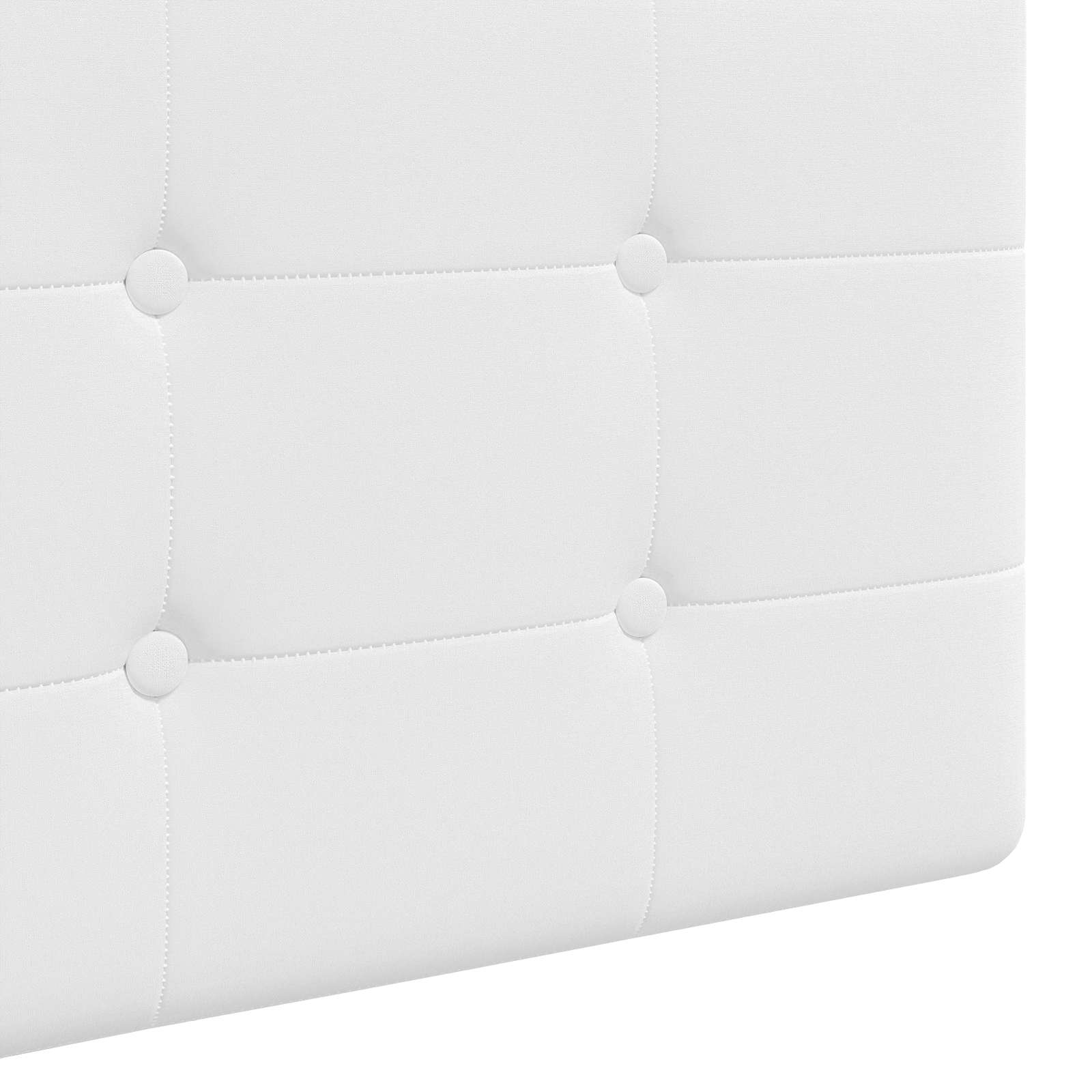 Hangend Hoofdeinde Wandgemonteerd Wit 210 x 55 x 5 cm Stof is nu te koop bij PeponiXL, paradijselijk wonen!