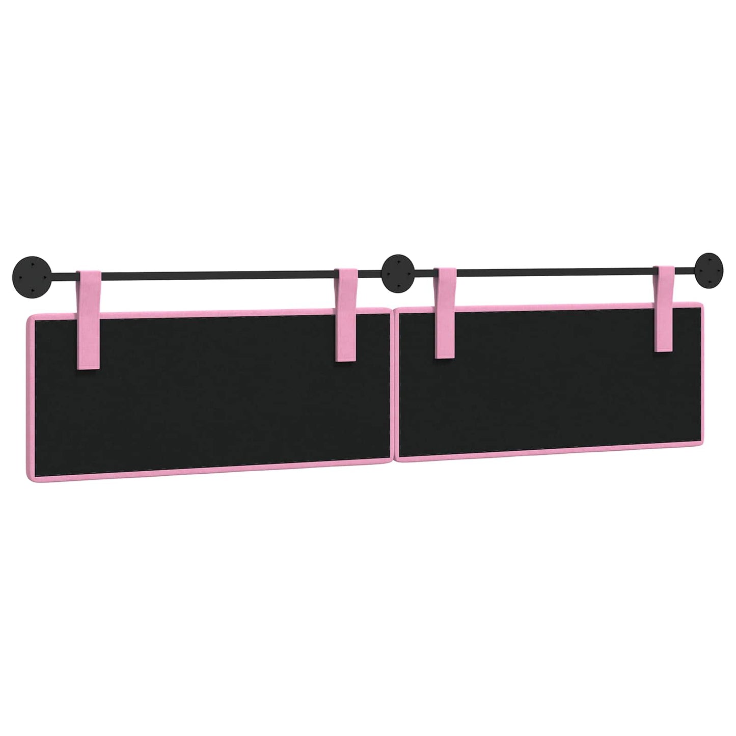 Hangend Hoofdeinde Wandgemonteerd Roze 210 x 55 x 5 cm Stof is nu te koop bij PeponiXL, paradijselijk wonen!