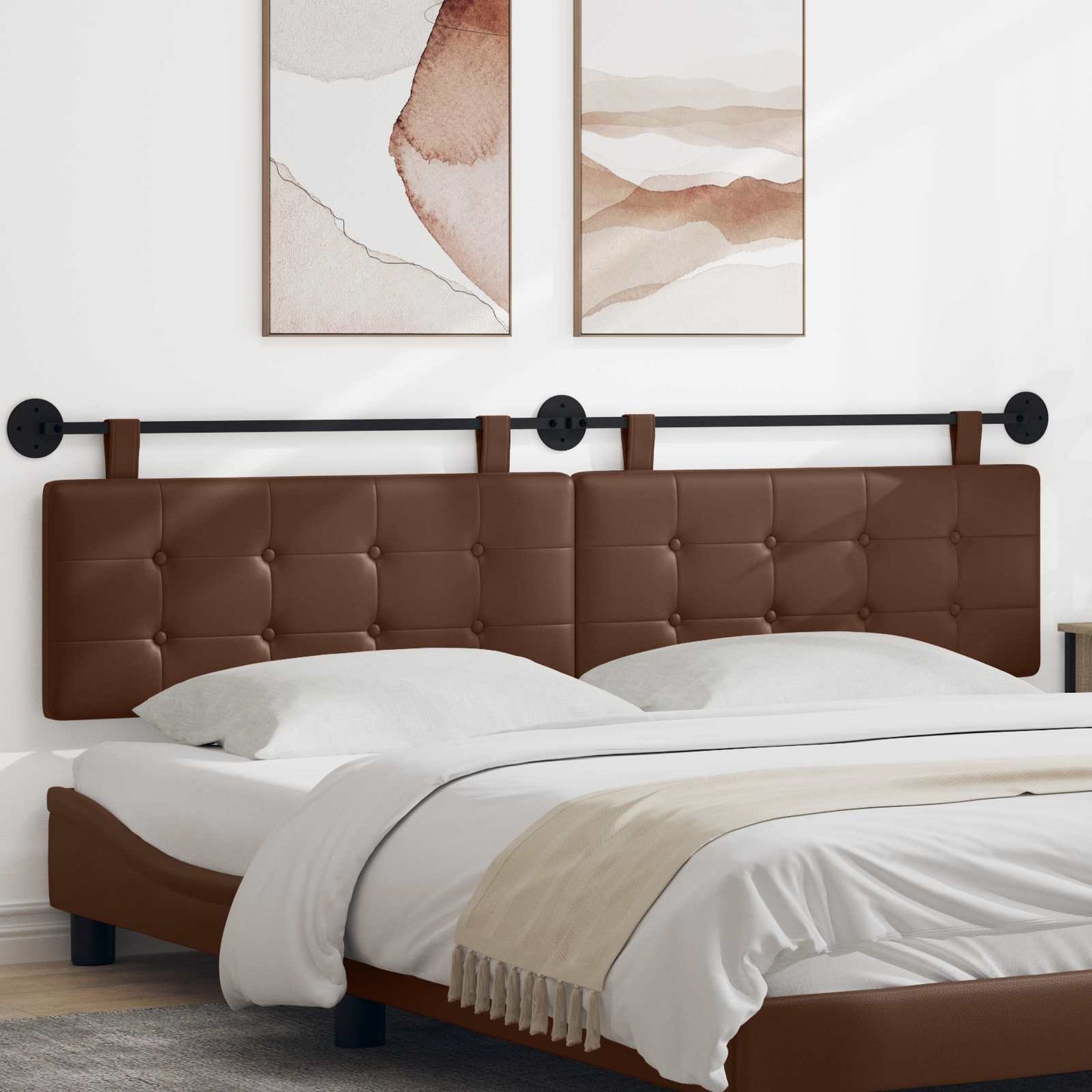 Hangend hoofdbord Kunstleer is nu te koop bij PeponiXL, paradijselijk wonen!