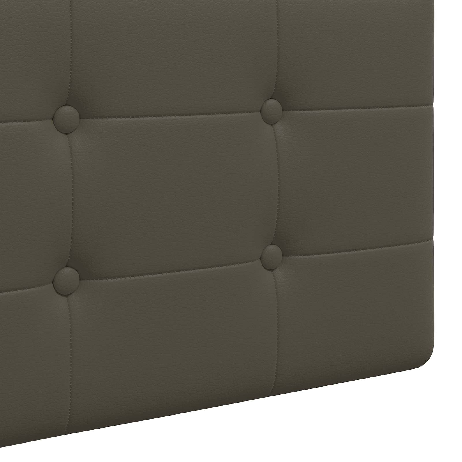 Hangend Hoofdeinde Grijs 210 x 55 x 5 cm Nep Leer is nu te koop bij PeponiXL, paradijselijk wonen!