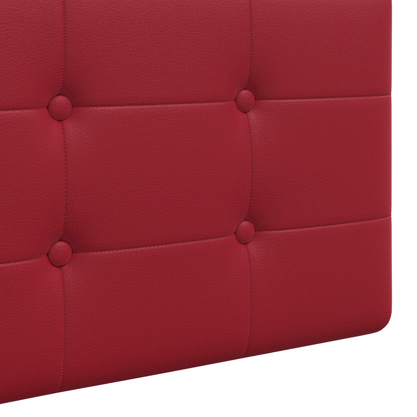 Hangend Hoofdeinde Wijnrood 210 x 55 x 5 cm Nep Leer is nu te koop bij PeponiXL, paradijselijk wonen!