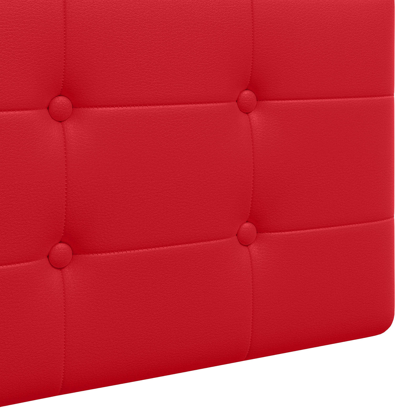 Hangend Hoofdeinde Wandgemonteerd Rood 210 x 55 x 5 cm Nep Leer is nu te koop bij PeponiXL, paradijselijk wonen!