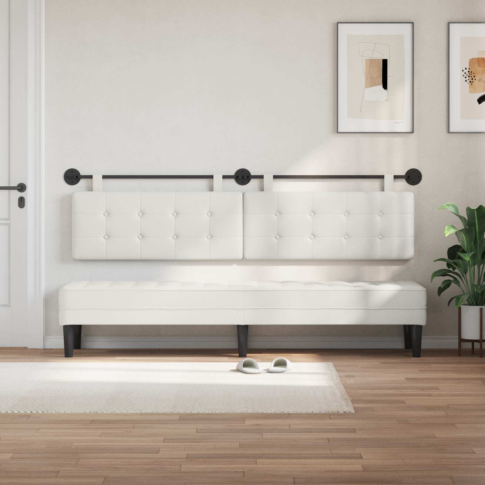 Hangend hoofdbord Kunstleer is nu te koop bij PeponiXL, paradijselijk wonen!