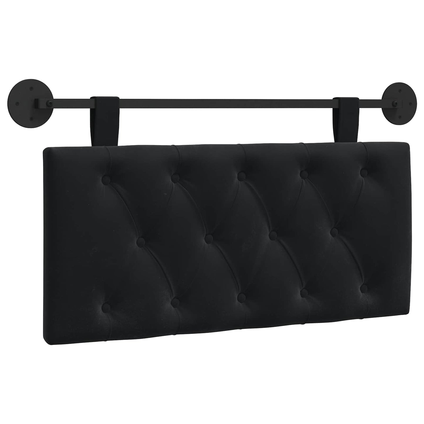 Hangend hoofdbord Zwart Fluweel is nu te koop bij PeponiXL, paradijselijk wonen!