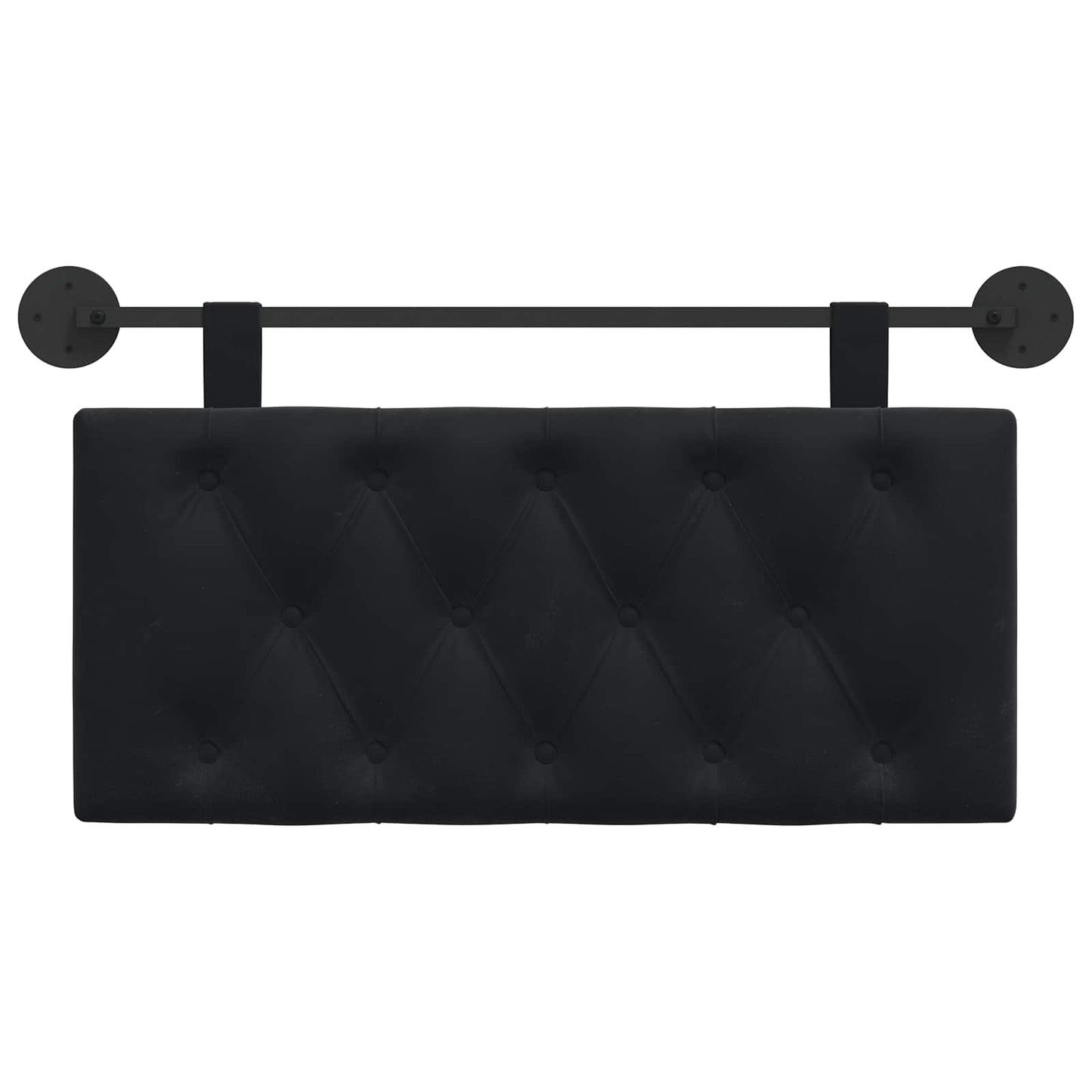 Hangend hoofdbord Zwart Fluweel is nu te koop bij PeponiXL, paradijselijk wonen!