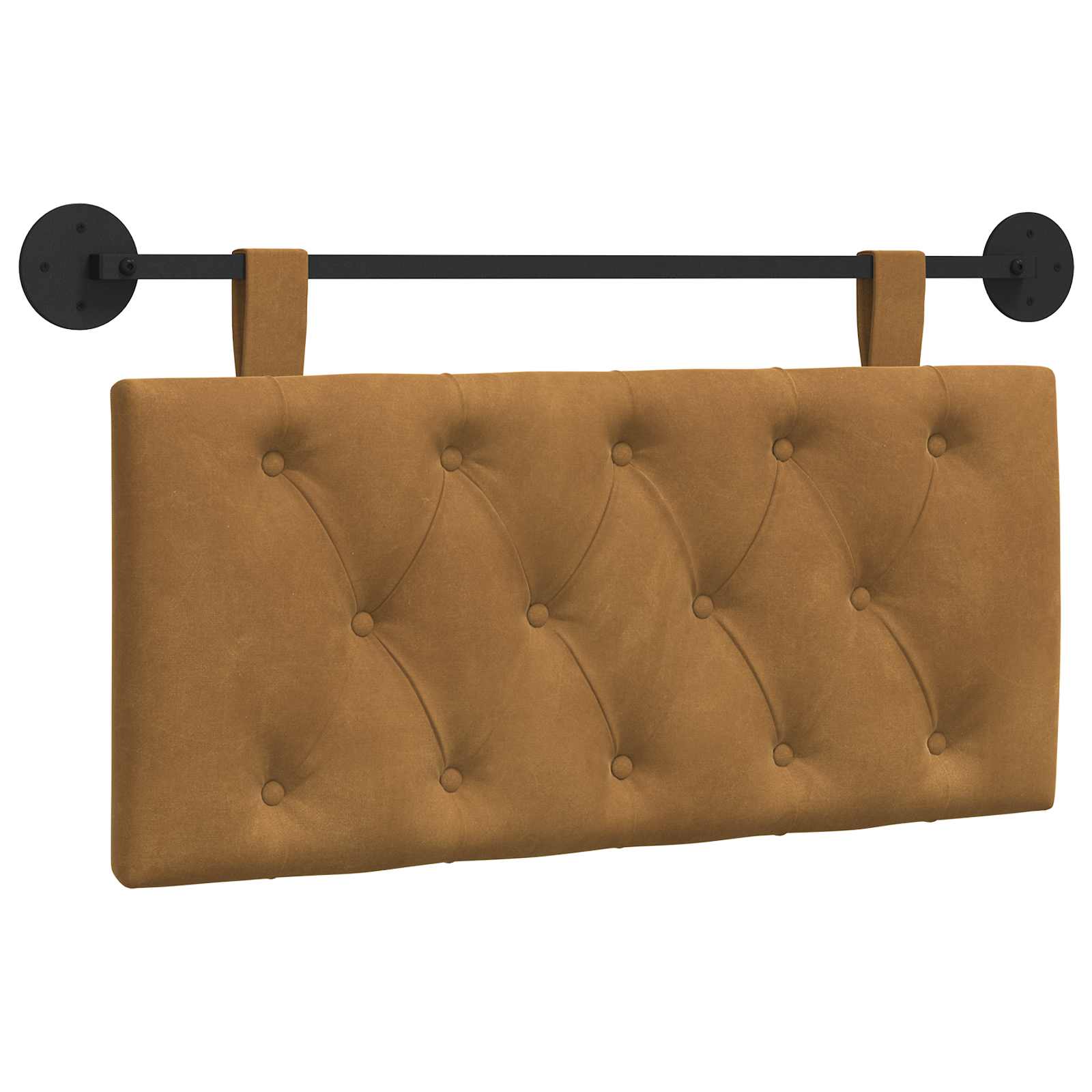 Hangend hoofdbord Bruin Fluweel is nu te koop bij PeponiXL, paradijselijk wonen!