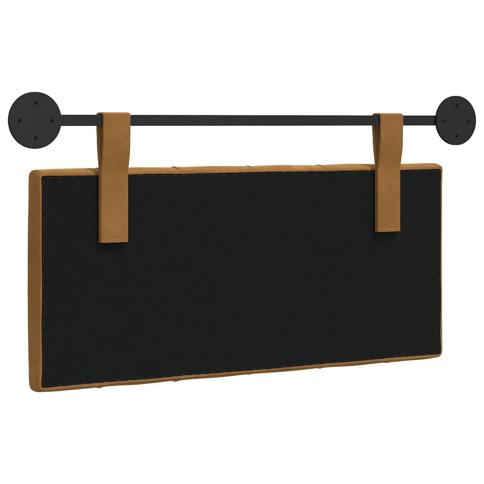 Hangend hoofdbord Bruin Fluweel is nu te koop bij PeponiXL, paradijselijk wonen!