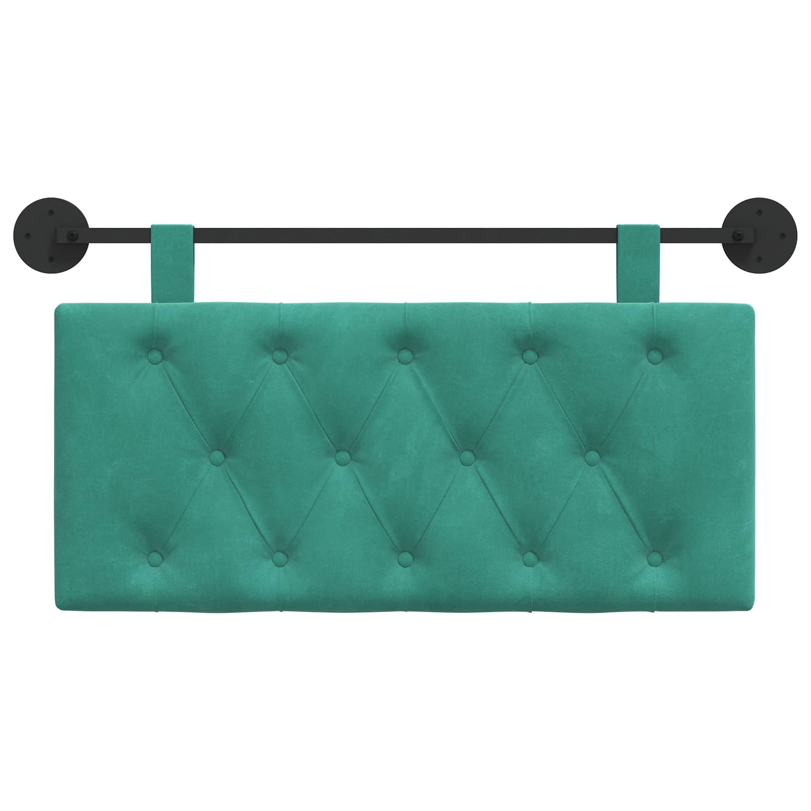 Hangend hoofdbord Turquoise Fluweel is nu te koop bij PeponiXL, paradijselijk wonen!