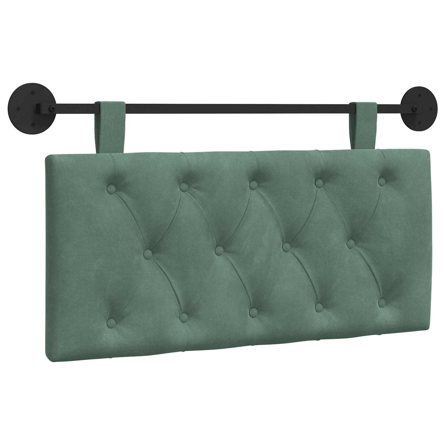Hangend hoofdbord Zeegroen Fluweel is nu te koop bij PeponiXL, paradijselijk wonen!