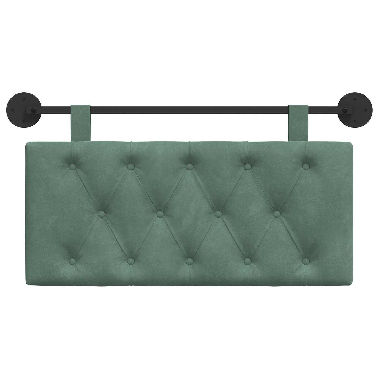 Hangend hoofdbord Zeegroen Fluweel is nu te koop bij PeponiXL, paradijselijk wonen!