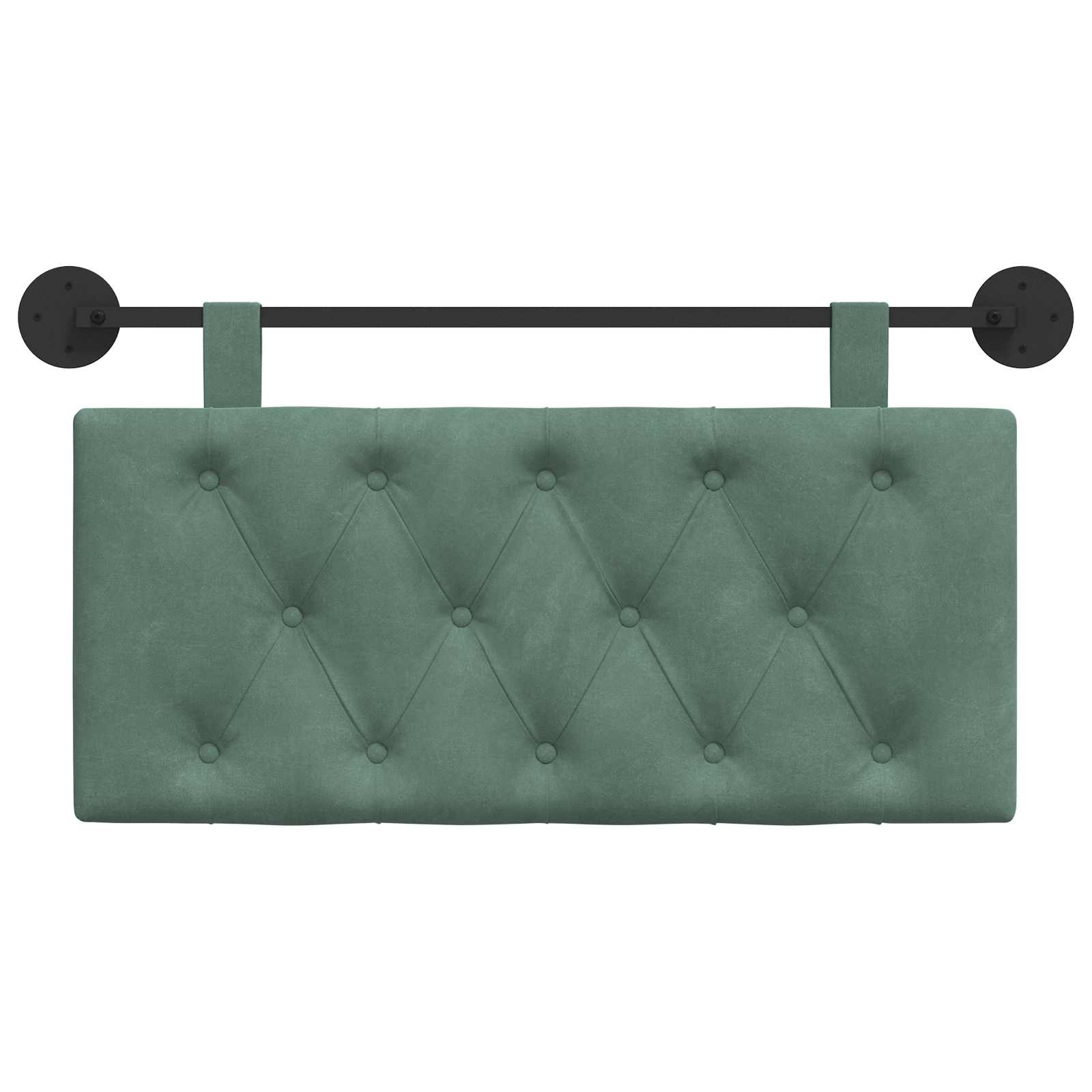 Hangend hoofdbord Zeegroen Fluweel is nu te koop bij PeponiXL, paradijselijk wonen!