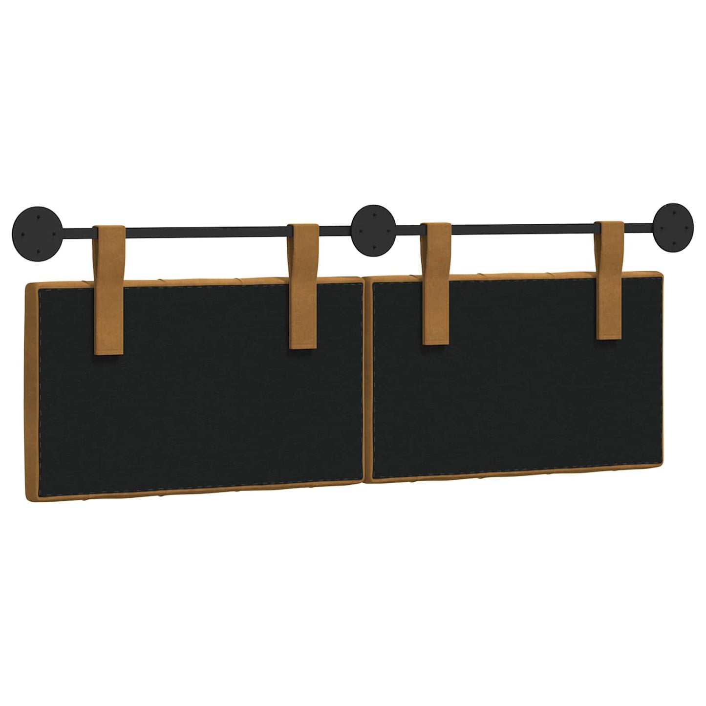 Hangend hoofdbord Met LED-verlichting Bruin Fluweel is nu te koop bij PeponiXL, paradijselijk wonen!