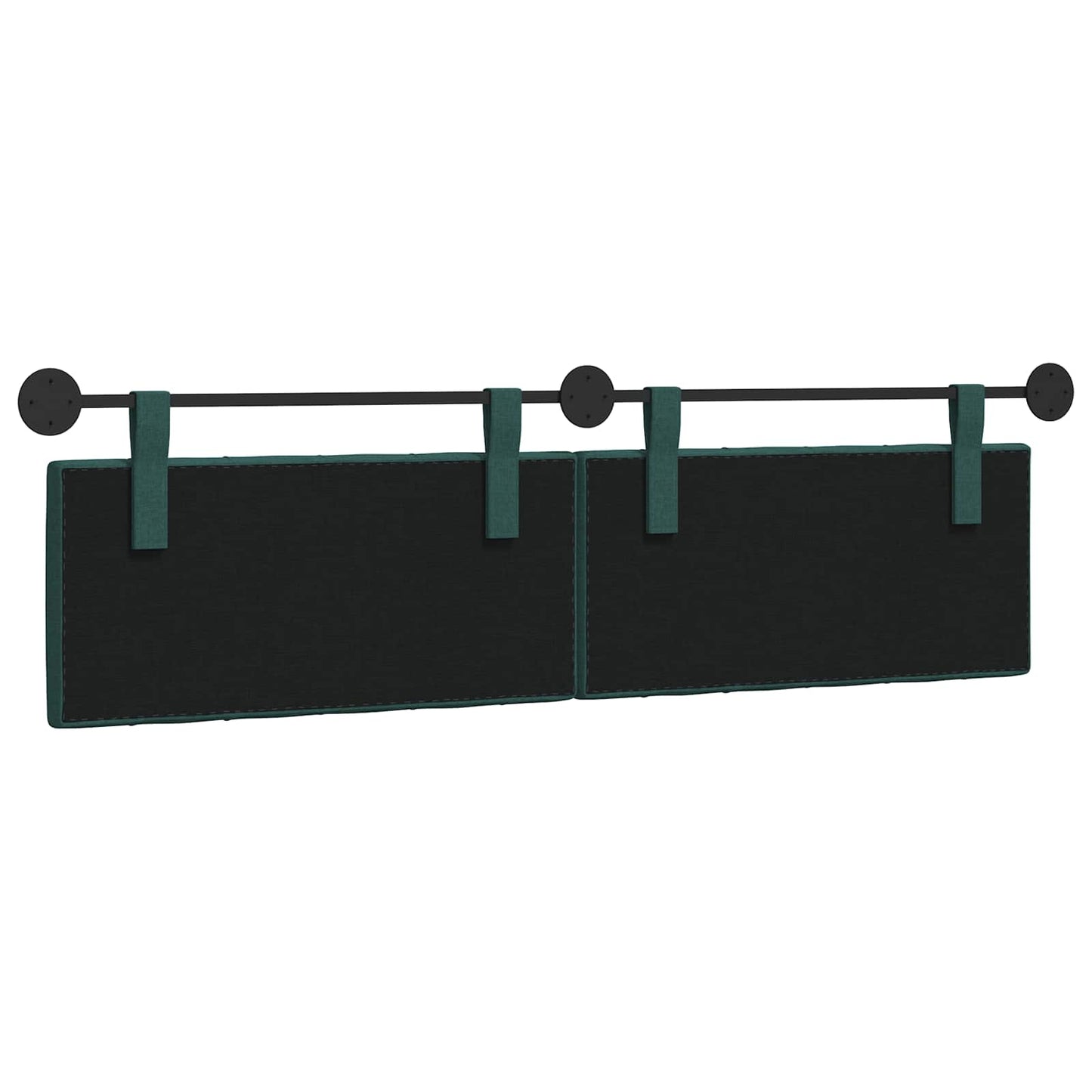 Hangend hoofdbord Donkergroen Stof is nu te koop bij PeponiXL, paradijselijk wonen!