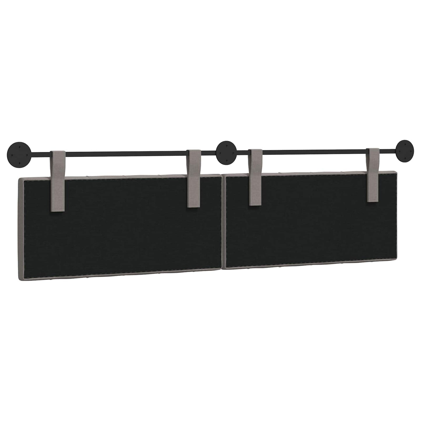 Hangend hoofdbord Taupe Stof is nu te koop bij PeponiXL, paradijselijk wonen!