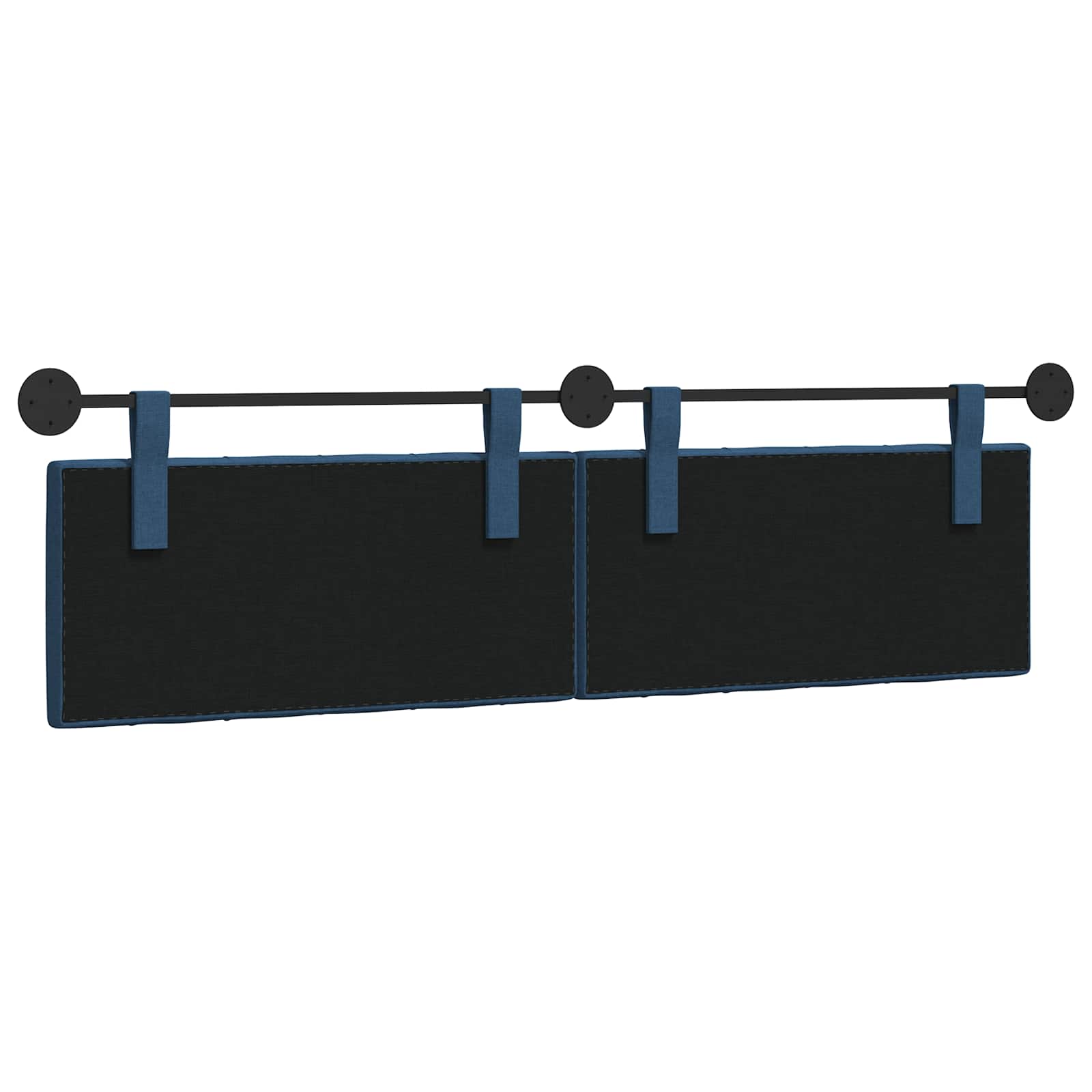 Hangend hoofdbord Blauw Stof is nu te koop bij PeponiXL, paradijselijk wonen!