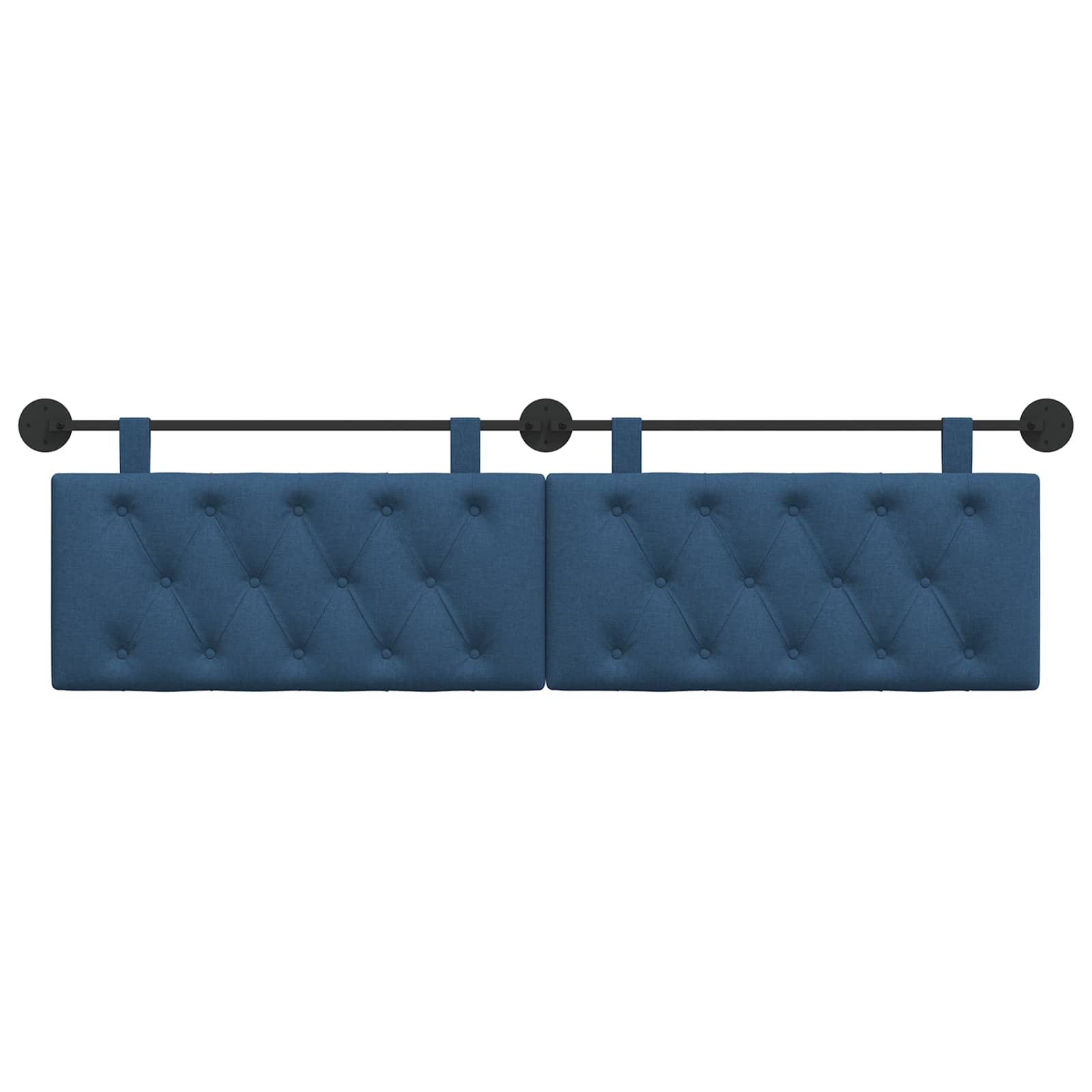 Hangend hoofdbord Blauw Stof is nu te koop bij PeponiXL, paradijselijk wonen!