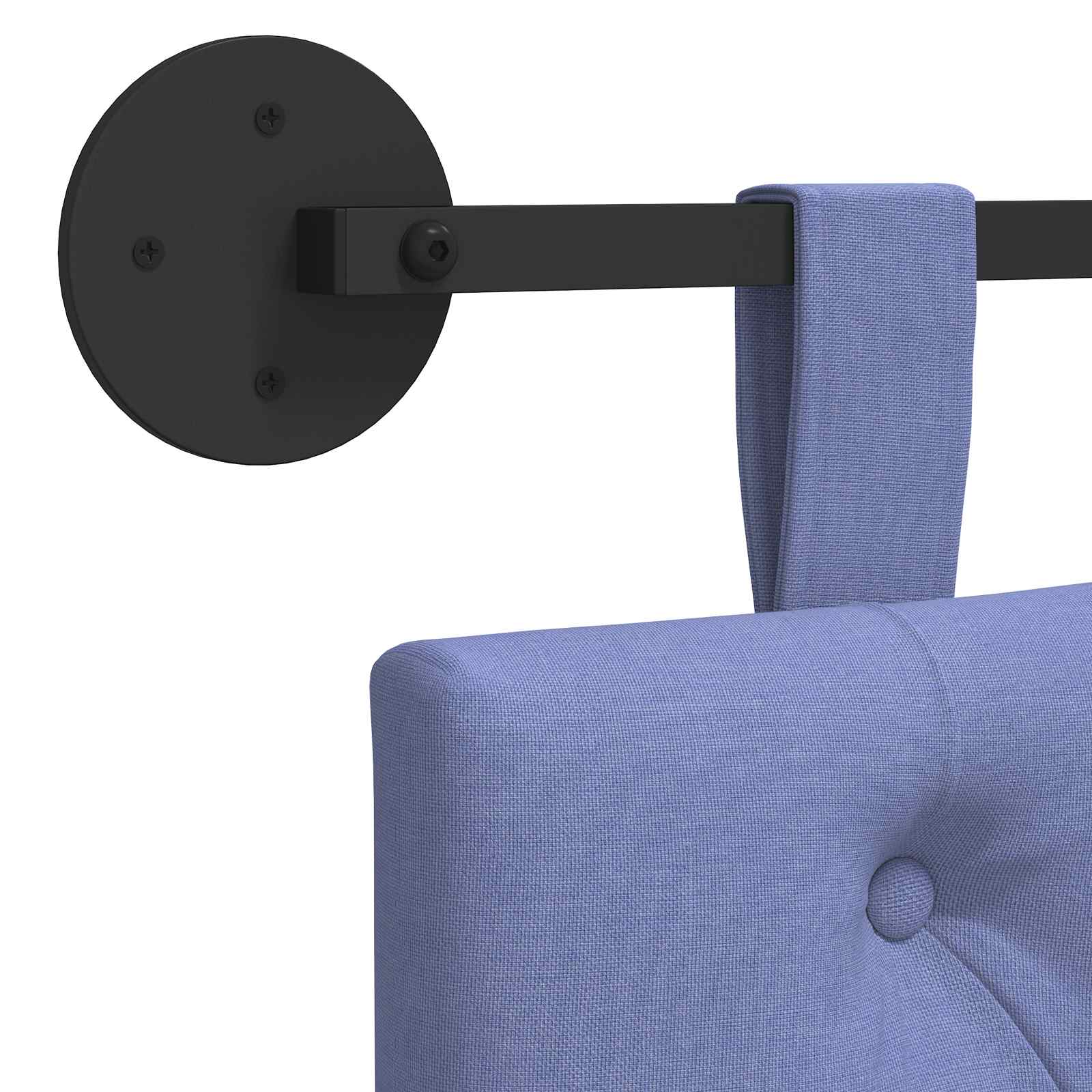 Hangend hoofdbord Jeans Blauw Stof is nu te koop bij PeponiXL, paradijselijk wonen!