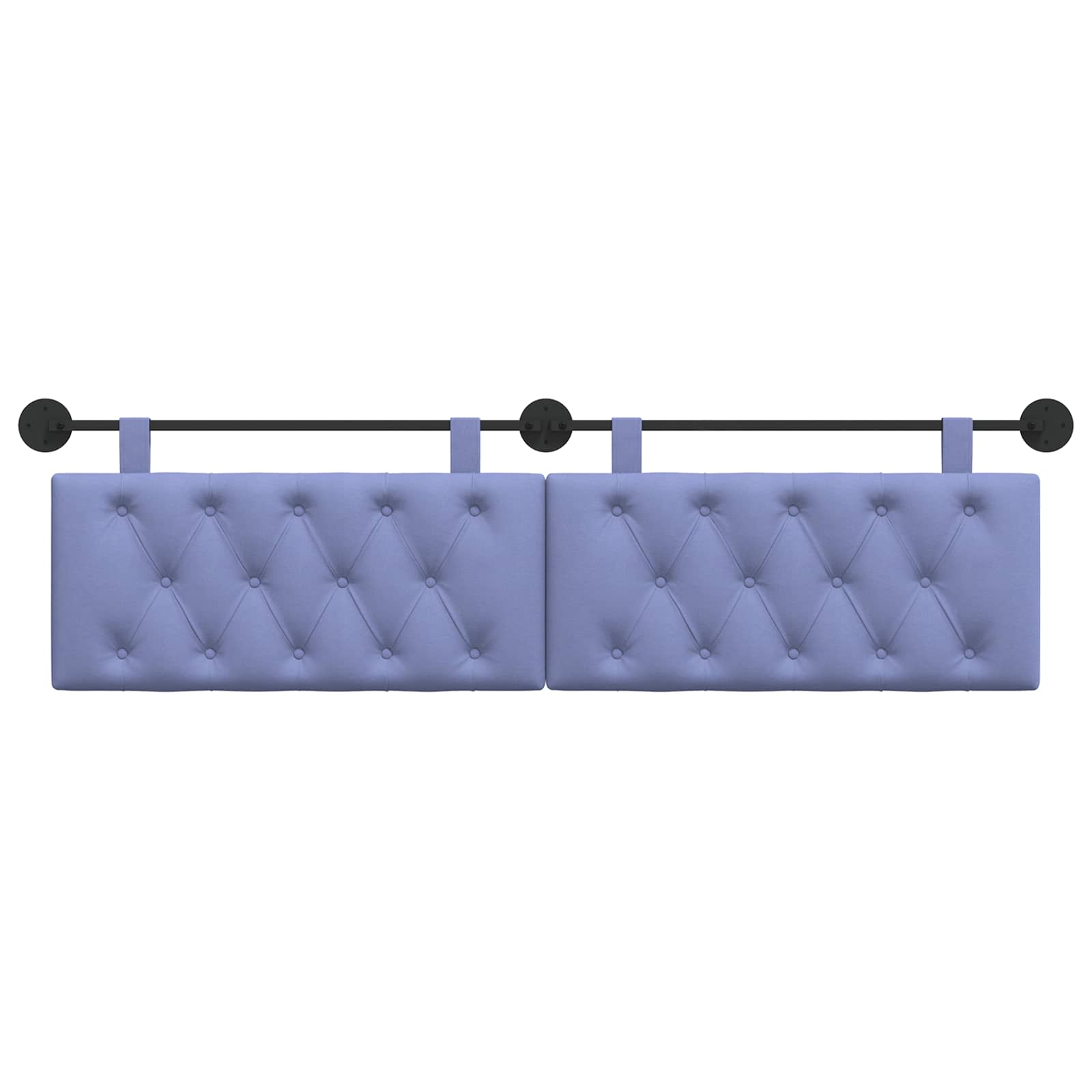 Hangend hoofdbord Jeans Blauw Stof is nu te koop bij PeponiXL, paradijselijk wonen!