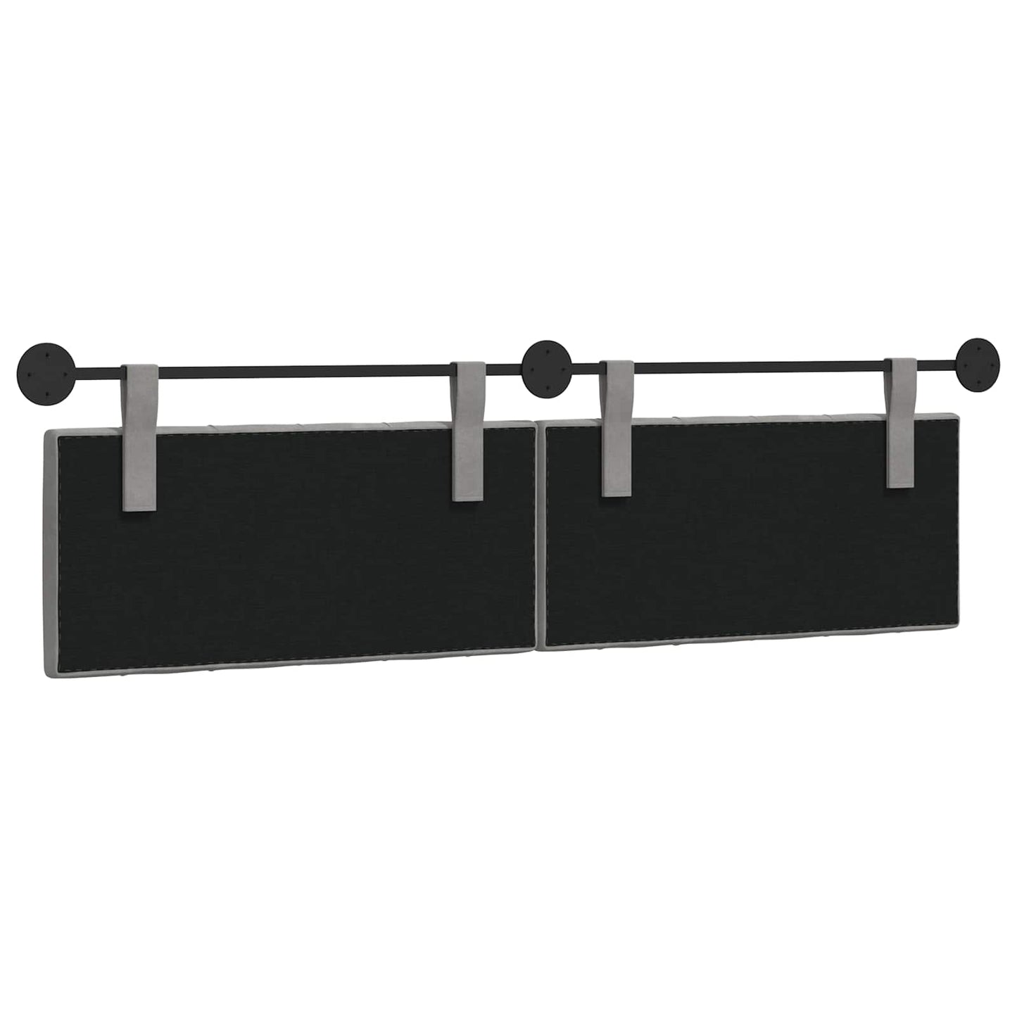 Hangend hoofdbord Lichtgrijs Fluweel is nu te koop bij PeponiXL, paradijselijk wonen!