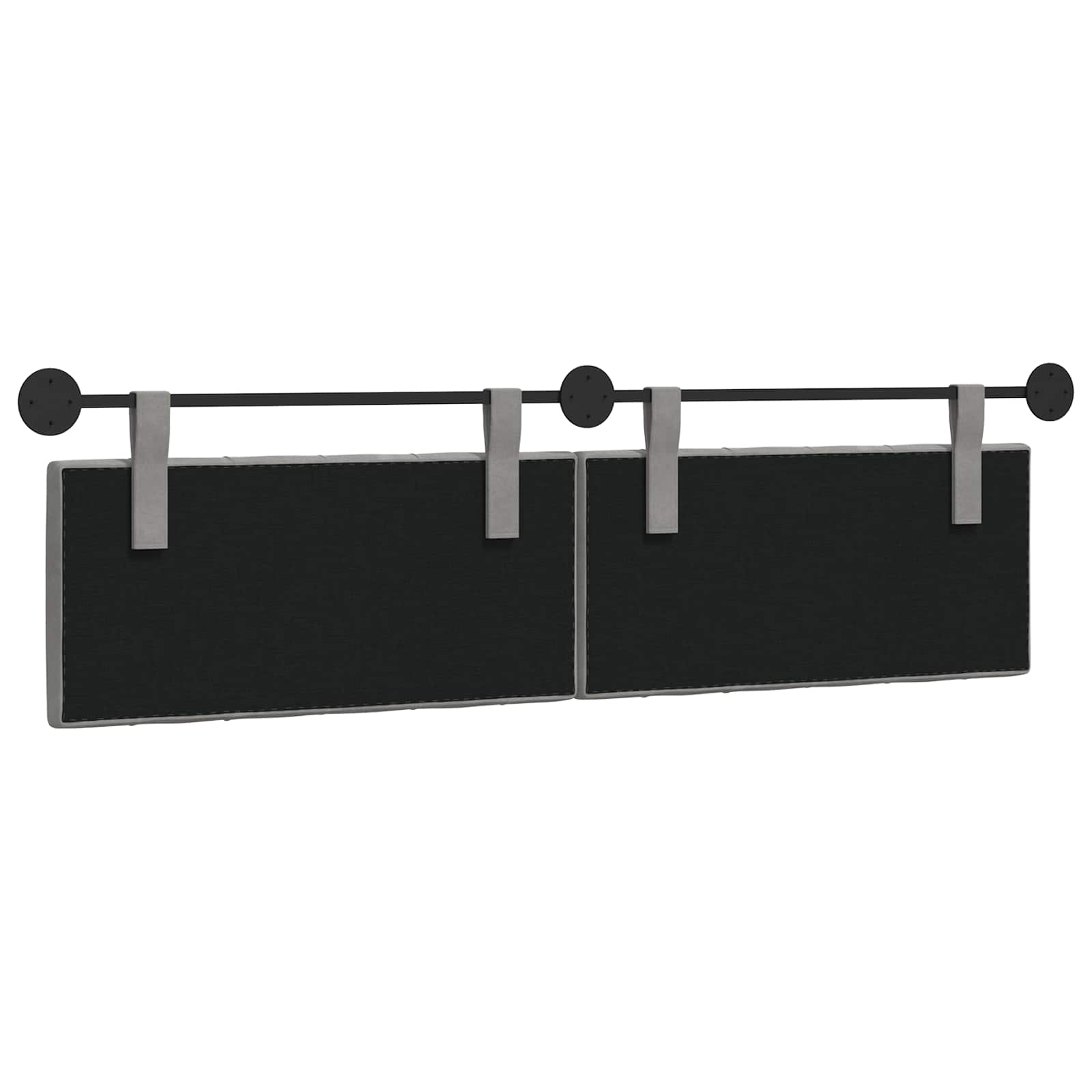 Hangend hoofdbord Lichtgrijs Fluweel is nu te koop bij PeponiXL, paradijselijk wonen!