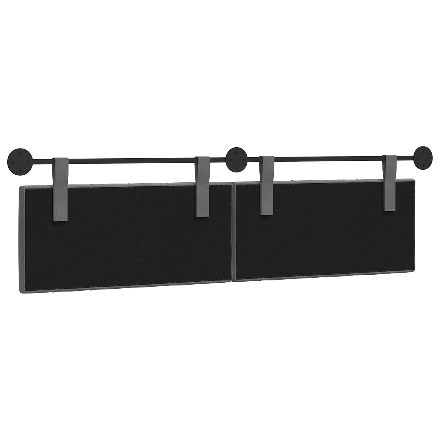 Hangend hoofdbord Donkergrijs Fluweel is nu te koop bij PeponiXL, paradijselijk wonen!