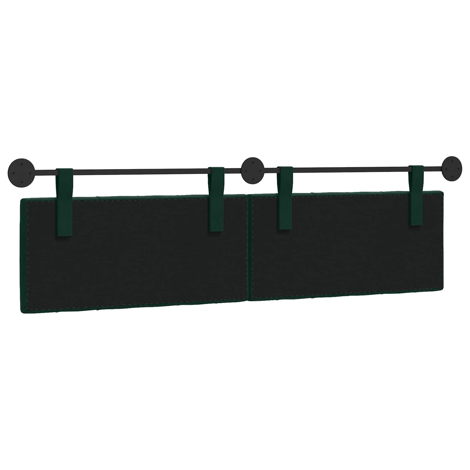 Hangend hoofdbord Donkergroen Fluweel is nu te koop bij PeponiXL, paradijselijk wonen!