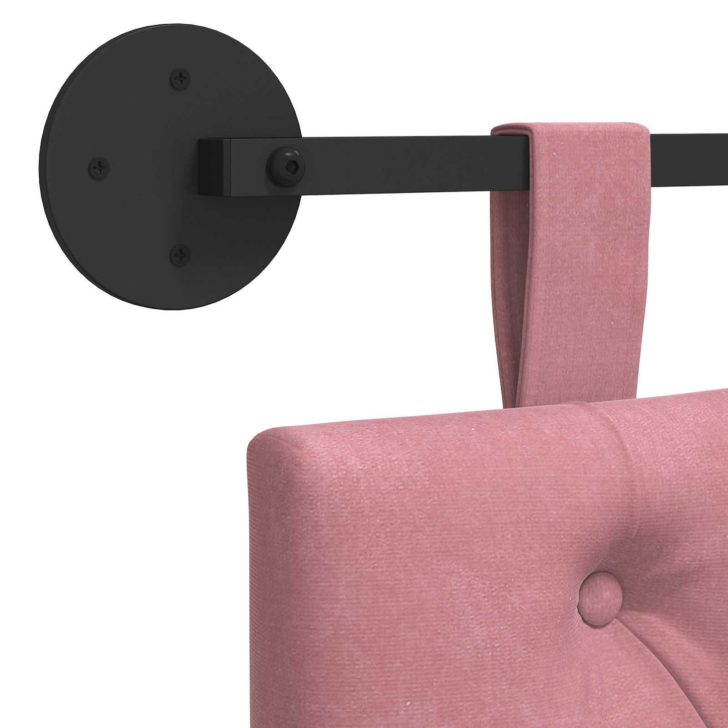 Hangend hoofdbord Roze Fluweel is nu te koop bij PeponiXL, paradijselijk wonen!