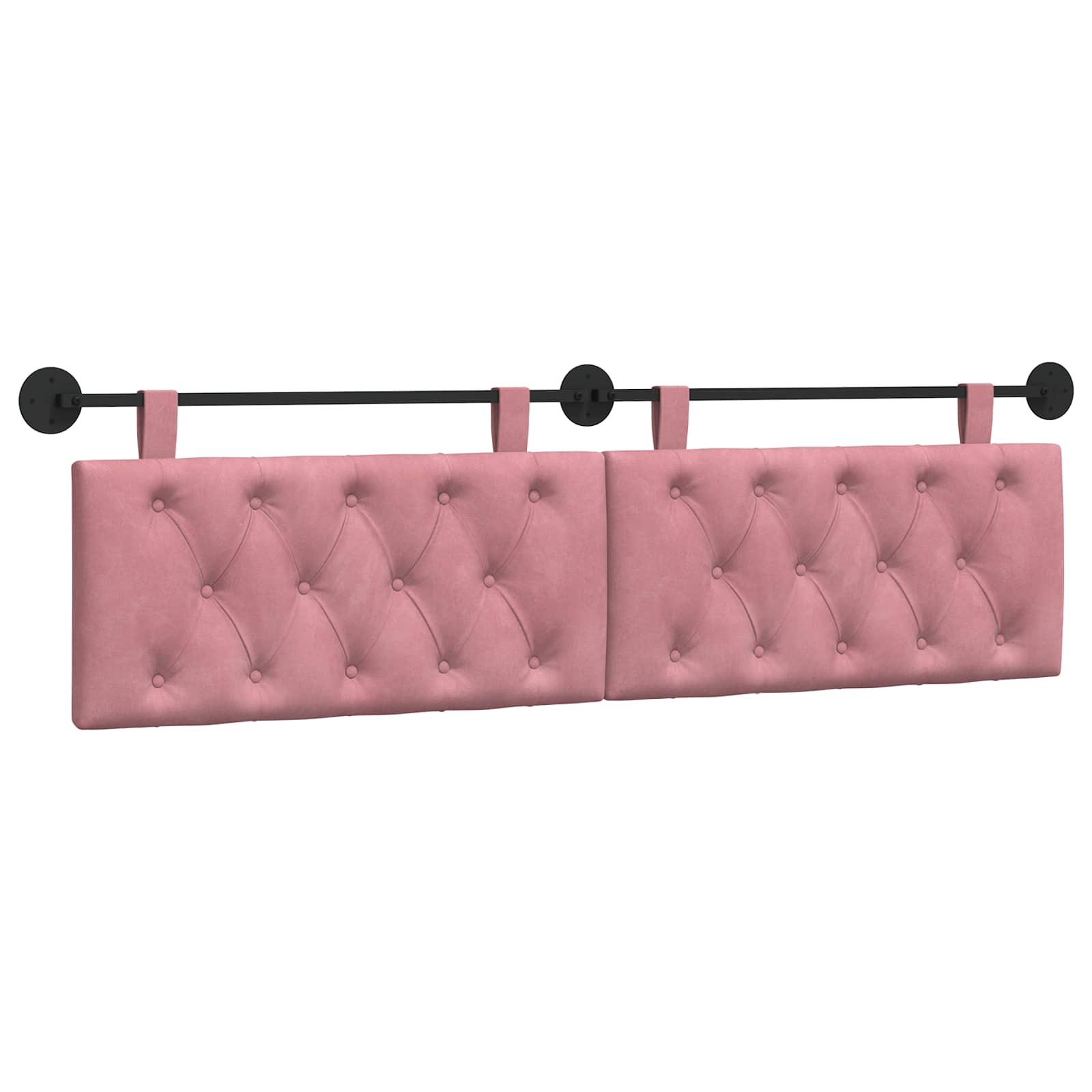Hangend hoofdbord Roze Fluweel is nu te koop bij PeponiXL, paradijselijk wonen!