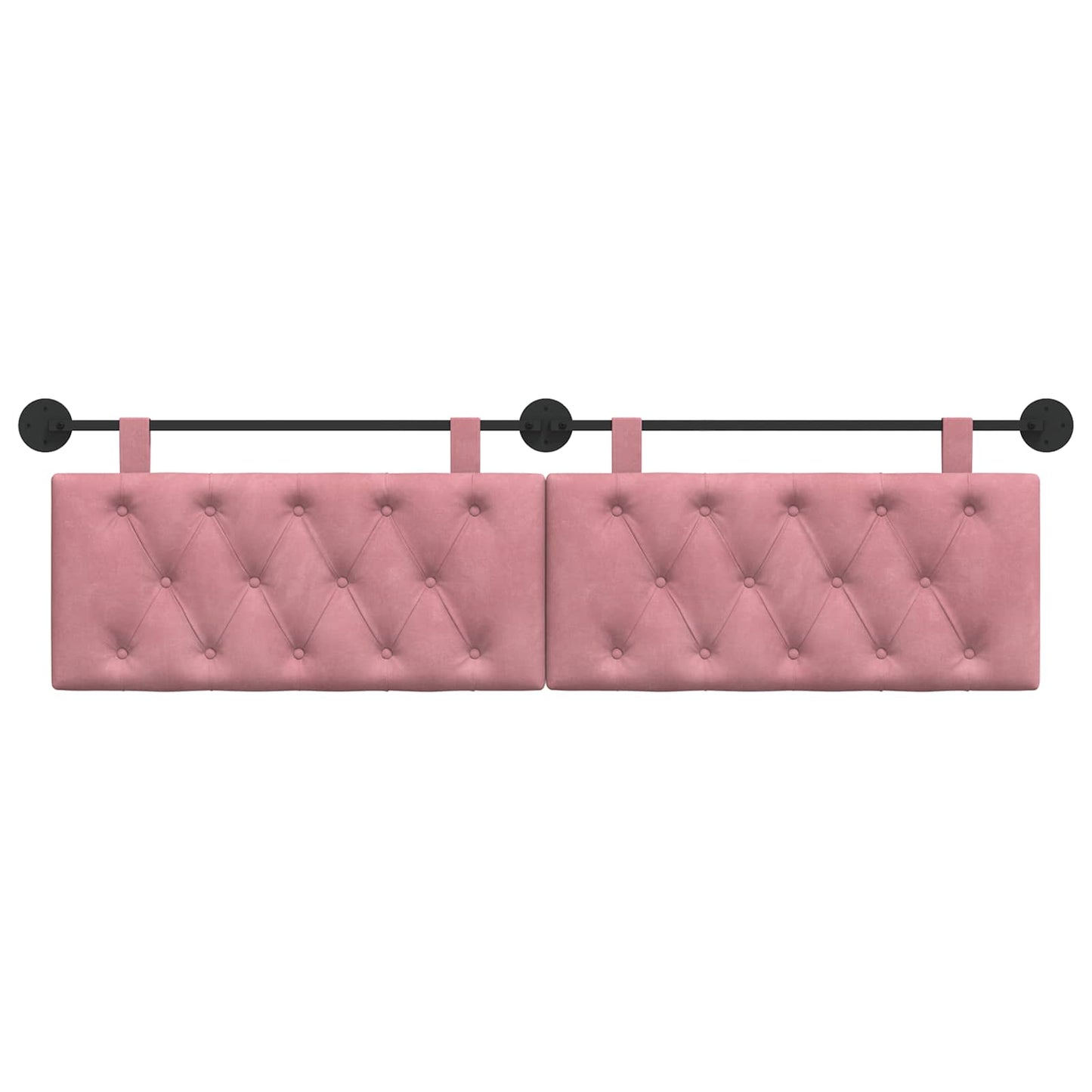 Hangend hoofdbord Roze Fluweel is nu te koop bij PeponiXL, paradijselijk wonen!