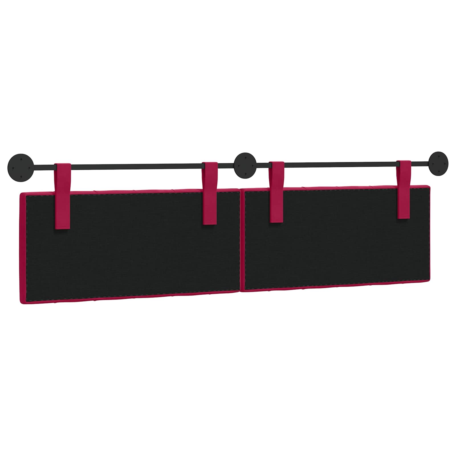 Hangend hoofdbord Wijnrood Fluweel is nu te koop bij PeponiXL, paradijselijk wonen!