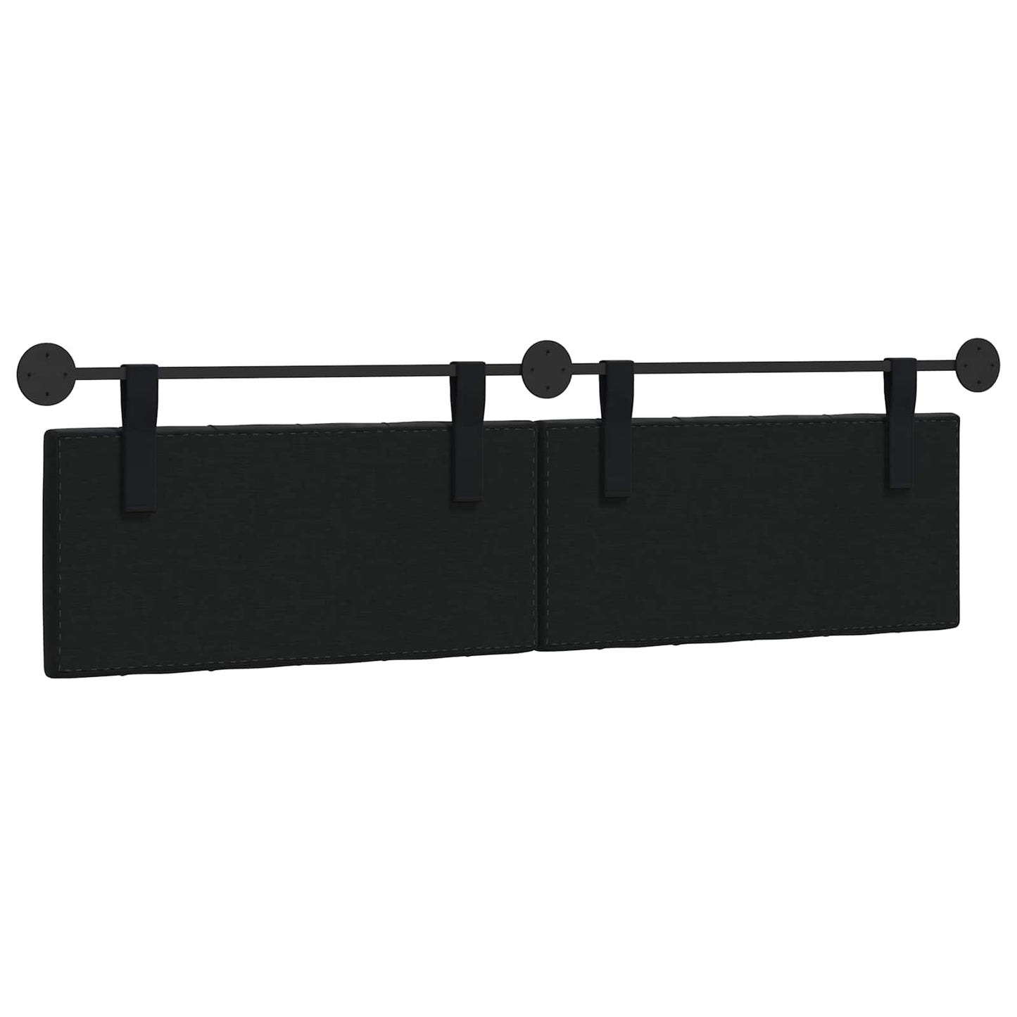 Hangend hoofdbord Zwart Fluweel is nu te koop bij PeponiXL, paradijselijk wonen!