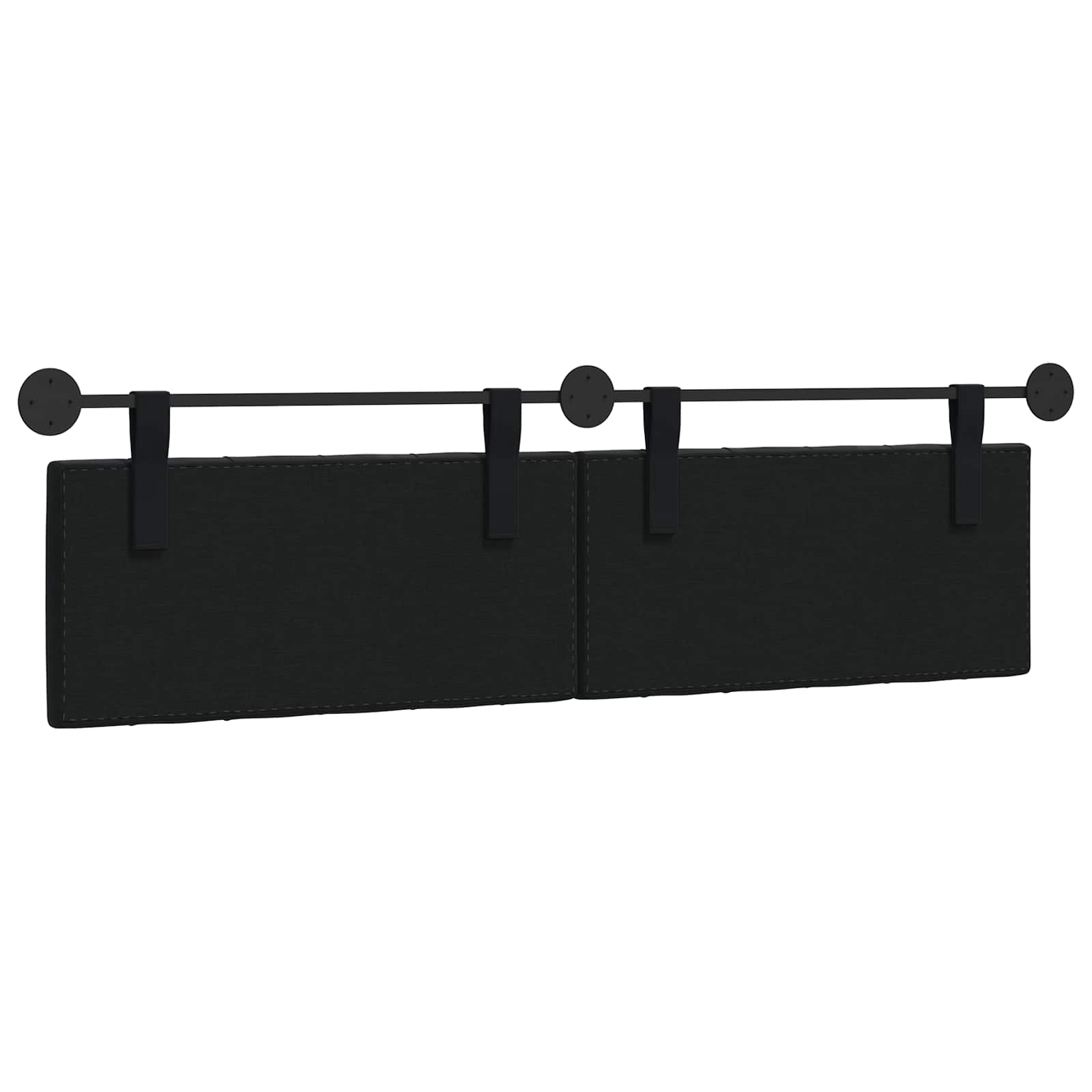 Hangend hoofdbord Zwart Fluweel is nu te koop bij PeponiXL, paradijselijk wonen!