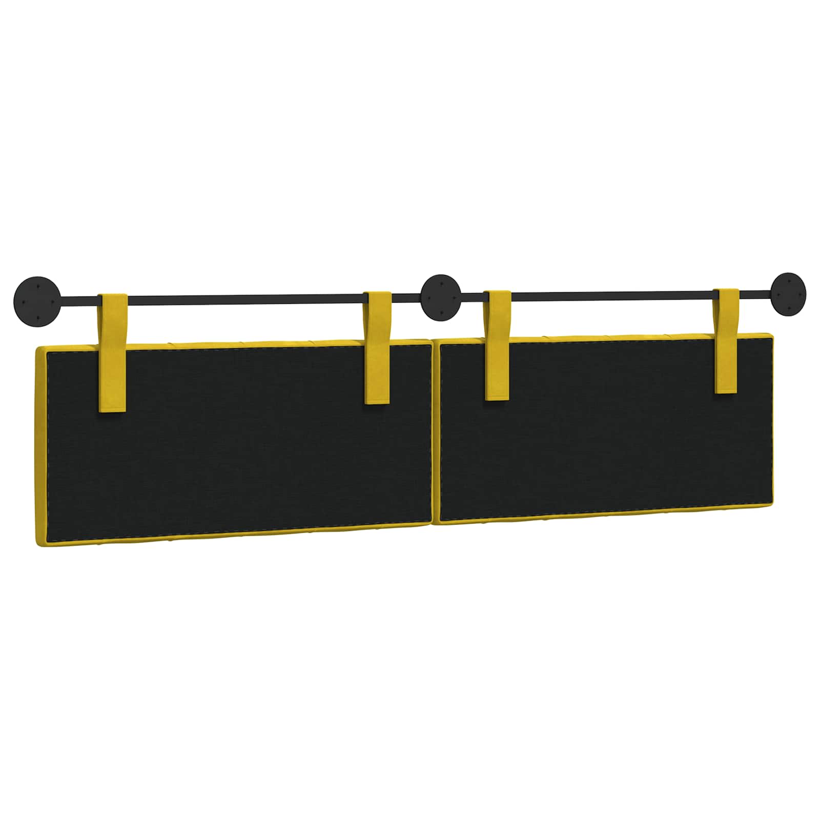 Hangend hoofdbord Geel Fluweel is nu te koop bij PeponiXL, paradijselijk wonen!