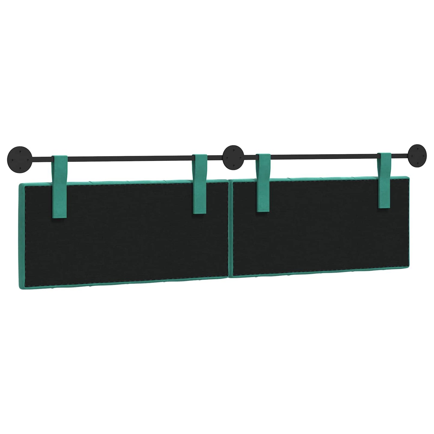 Hangend hoofdbord Turquoise Fluweel is nu te koop bij PeponiXL, paradijselijk wonen!