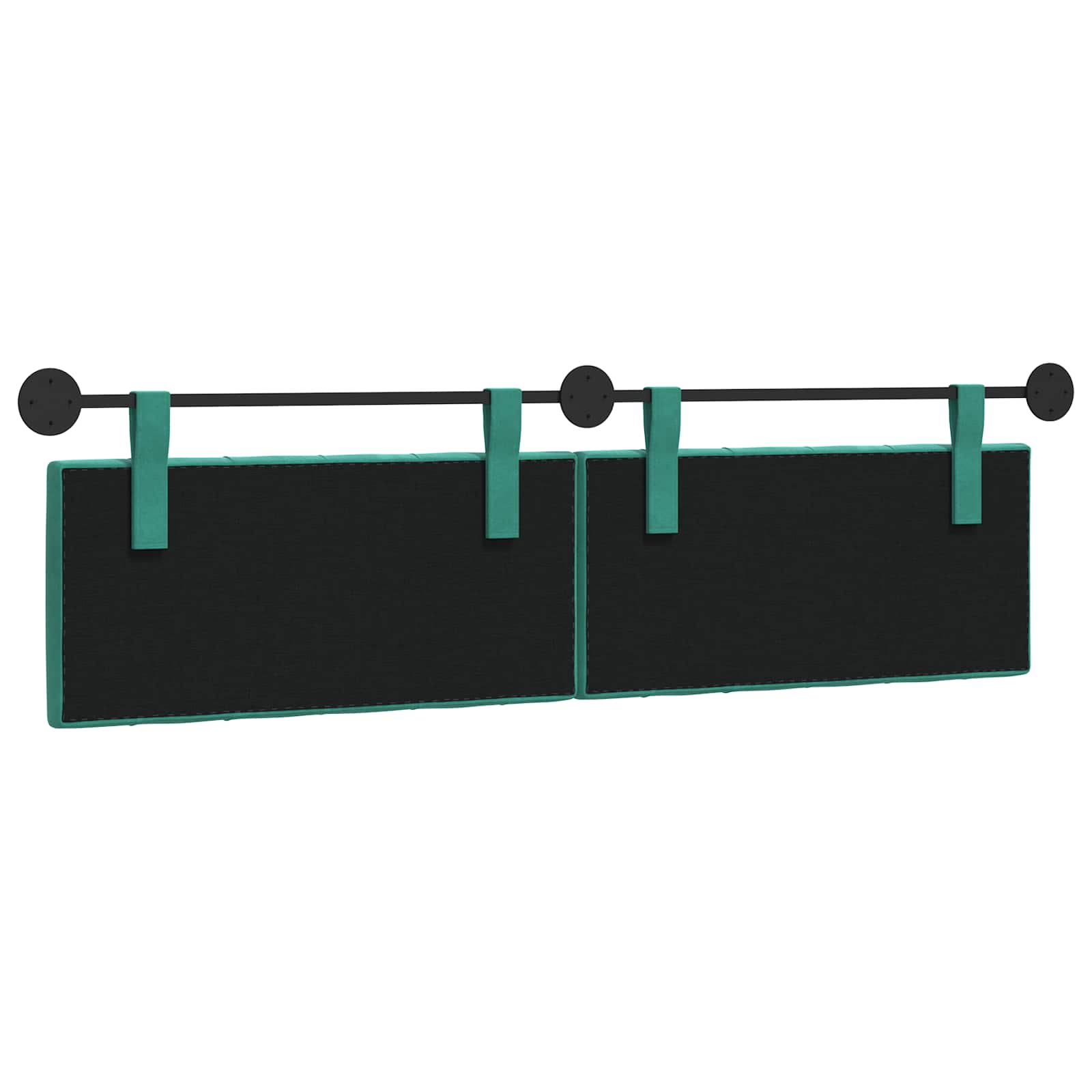 Hangend hoofdbord Turquoise Fluweel is nu te koop bij PeponiXL, paradijselijk wonen!