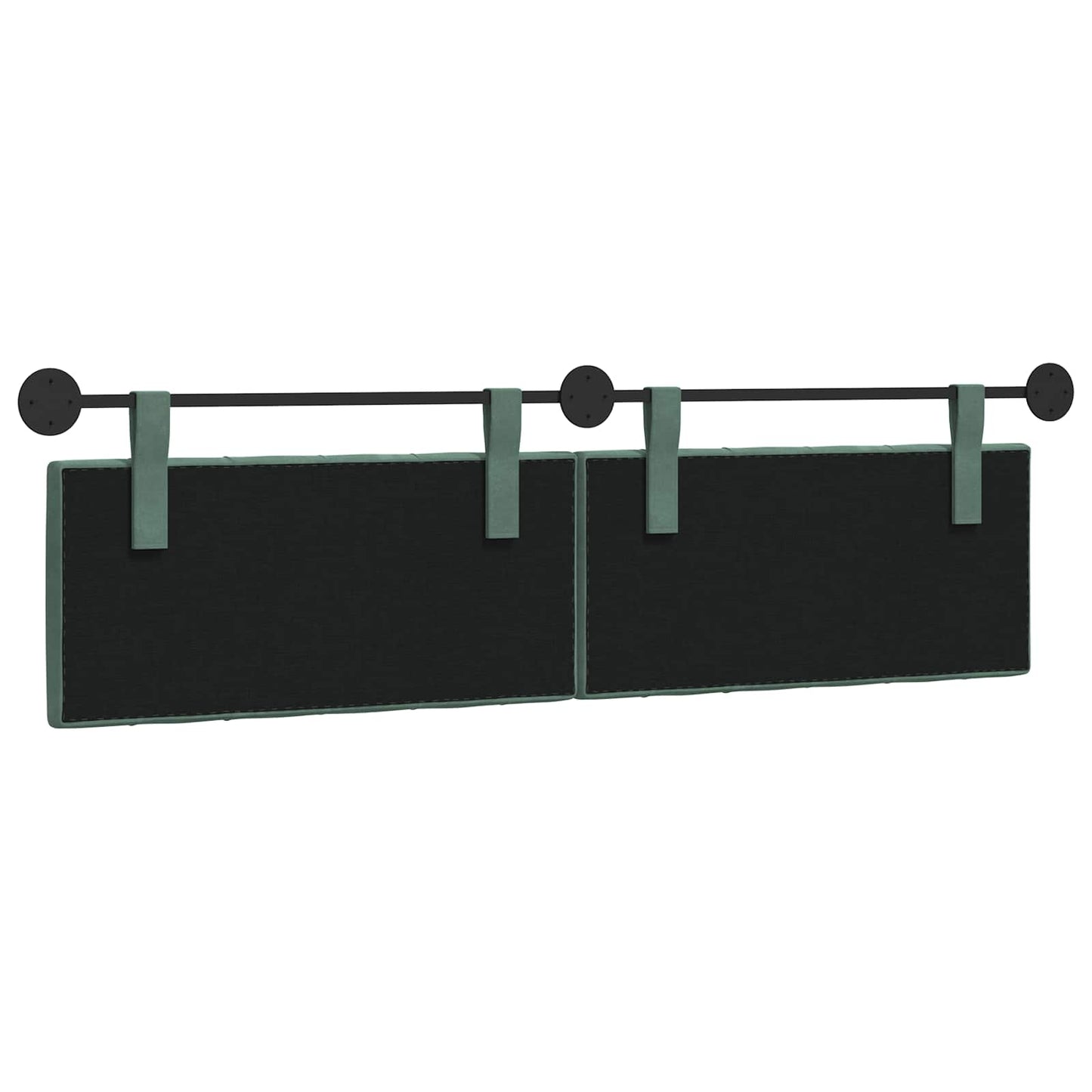 Hangend hoofdbord Zeegroen Fluweel is nu te koop bij PeponiXL, paradijselijk wonen!