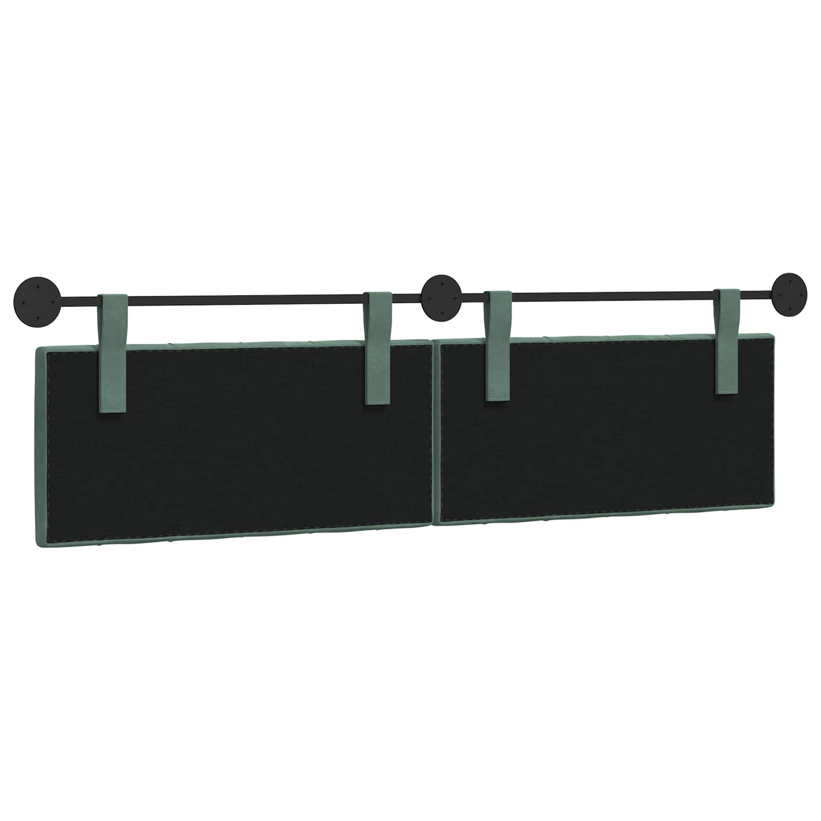 Hangend hoofdbord Zeegroen Fluweel is nu te koop bij PeponiXL, paradijselijk wonen!