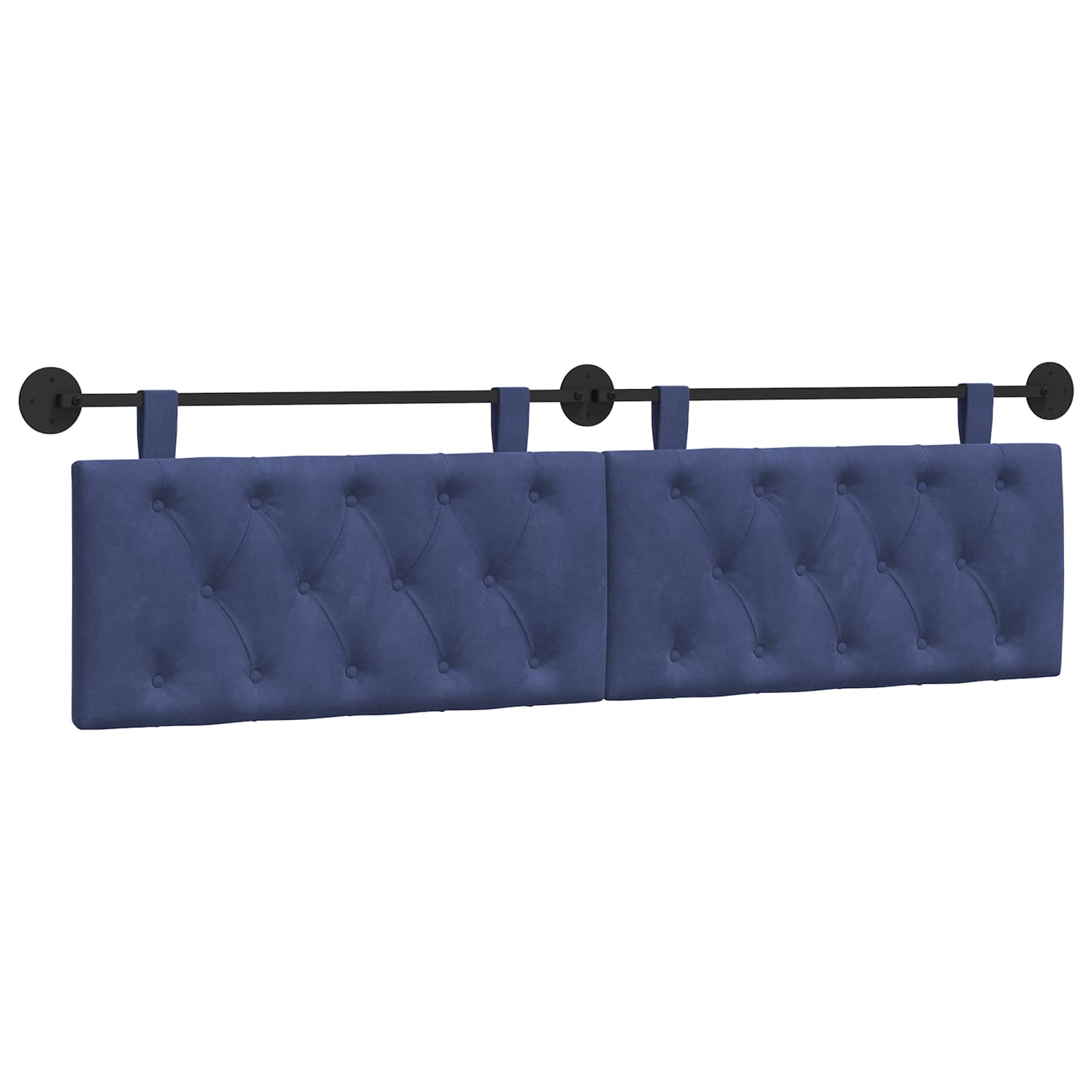 Hangend hoofdbord Politieblauw Fluweel is nu te koop bij PeponiXL, paradijselijk wonen!