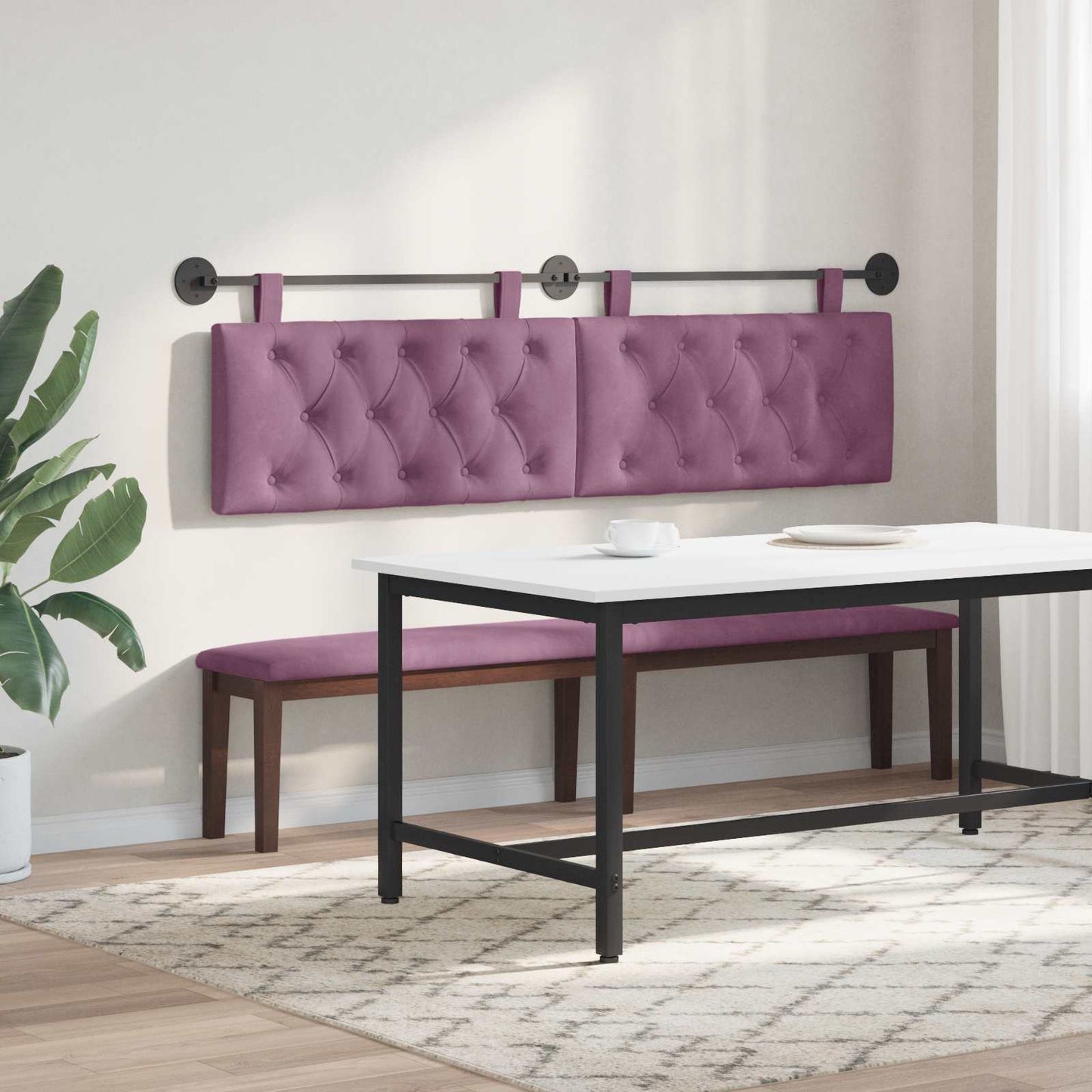 Hangend hoofdbord Paars Fluweel is nu te koop bij PeponiXL, paradijselijk wonen!