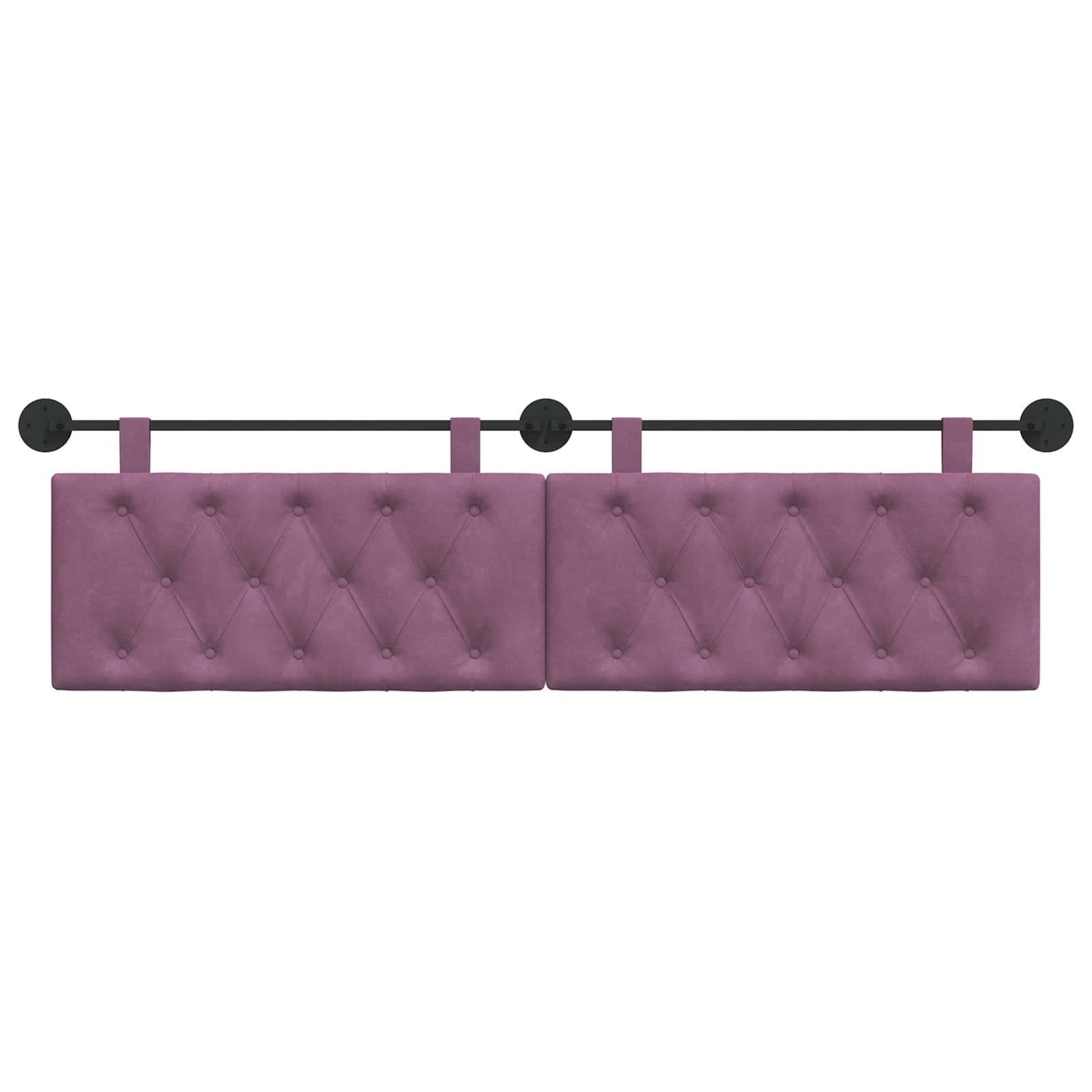 Hangend hoofdbord Paars Fluweel is nu te koop bij PeponiXL, paradijselijk wonen!