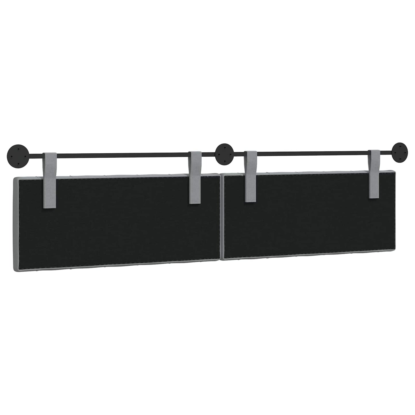 Hangend hoofdbord Lichtgrijs Stof is nu te koop bij PeponiXL, paradijselijk wonen!
