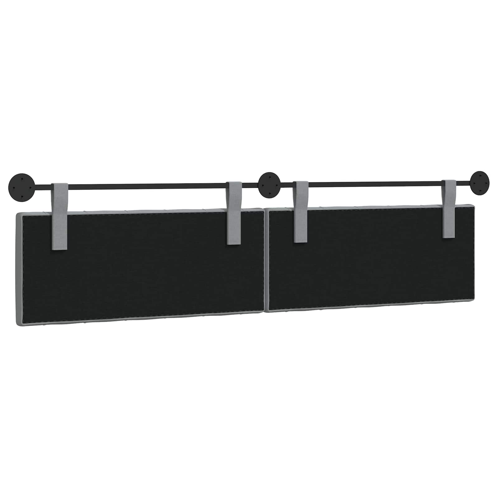 Hangend hoofdbord Lichtgrijs Stof is nu te koop bij PeponiXL, paradijselijk wonen!