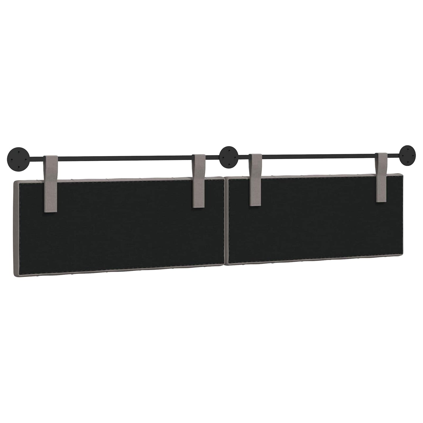 Hangend hoofdbord Taupe Stof is nu te koop bij PeponiXL, paradijselijk wonen!