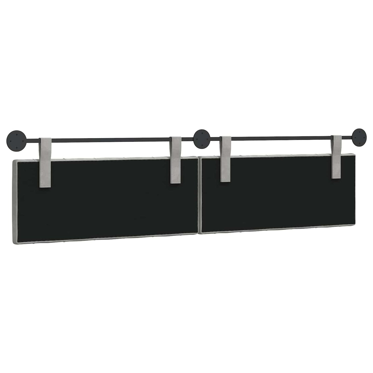 Hangend hoofdbord Lichtgrijs Fluweel is nu te koop bij PeponiXL, paradijselijk wonen!