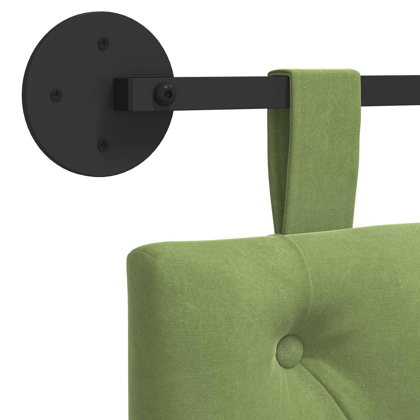 Hangend hoofdbord Lichtgroen Fluweel is nu te koop bij PeponiXL, paradijselijk wonen!